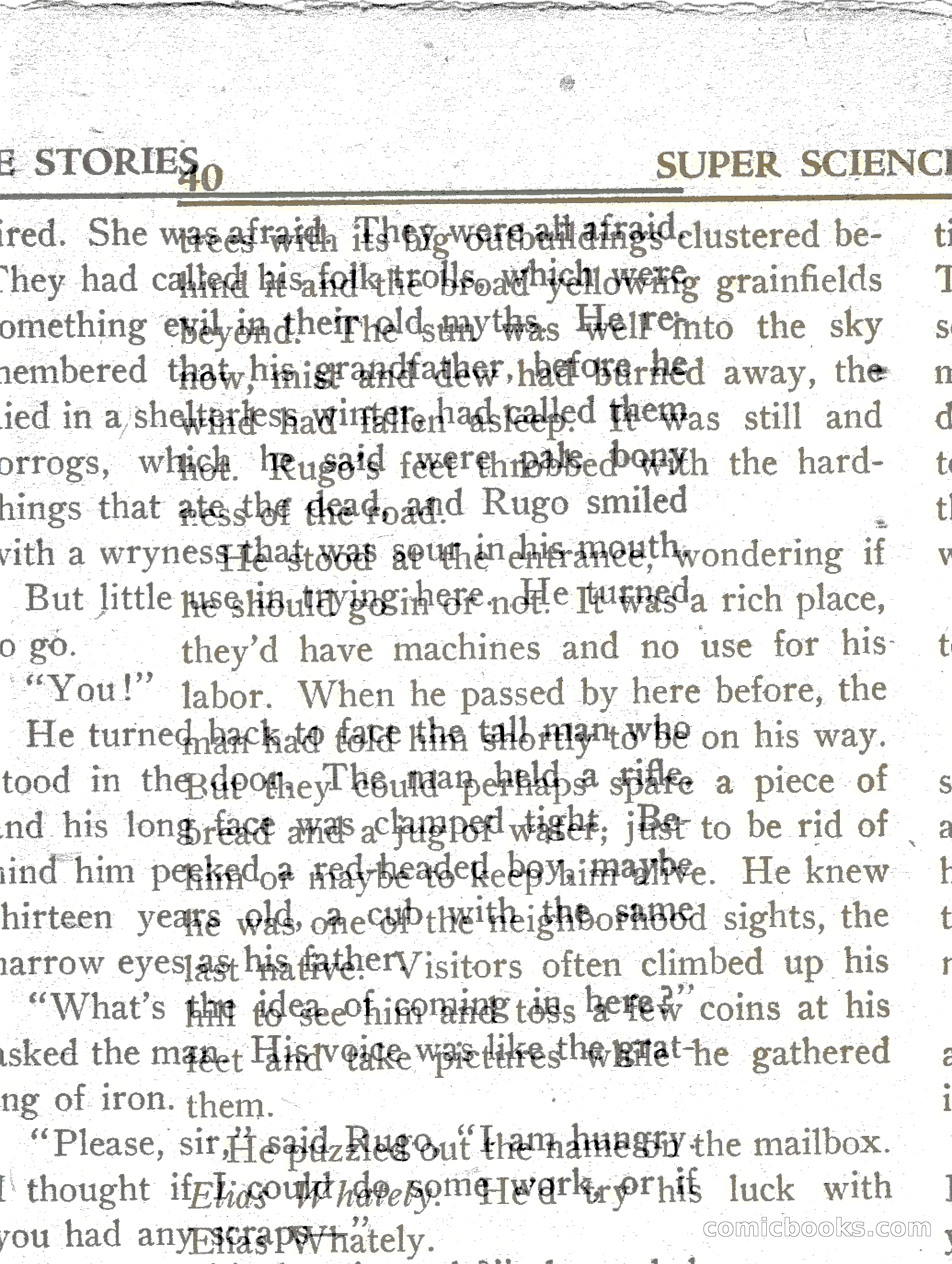 Super Science Stories, Vol. 8, No. 3 — page 40 of 119