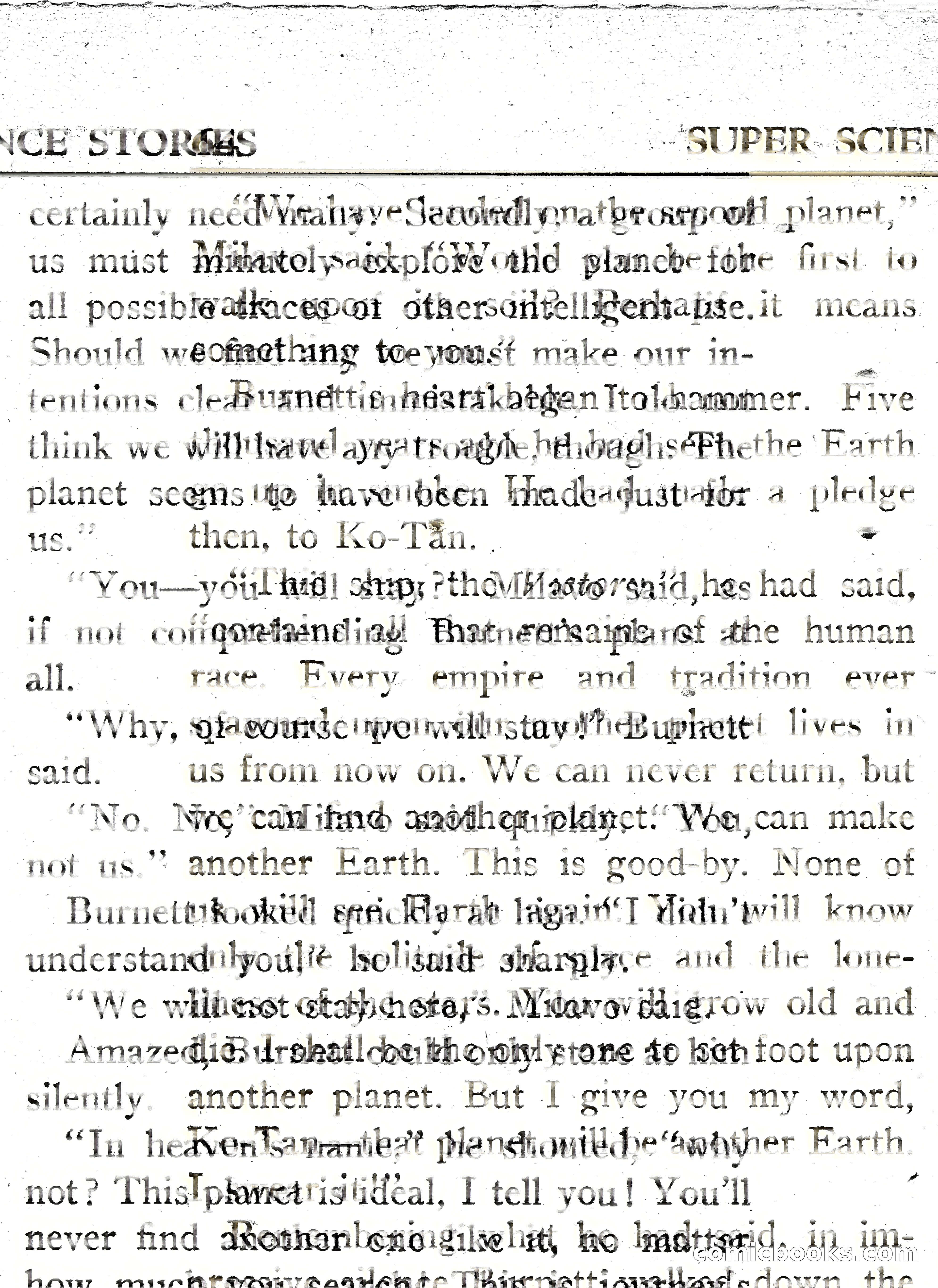 Super Science Stories, Vol. 8, No. 3 — page 64 of 119