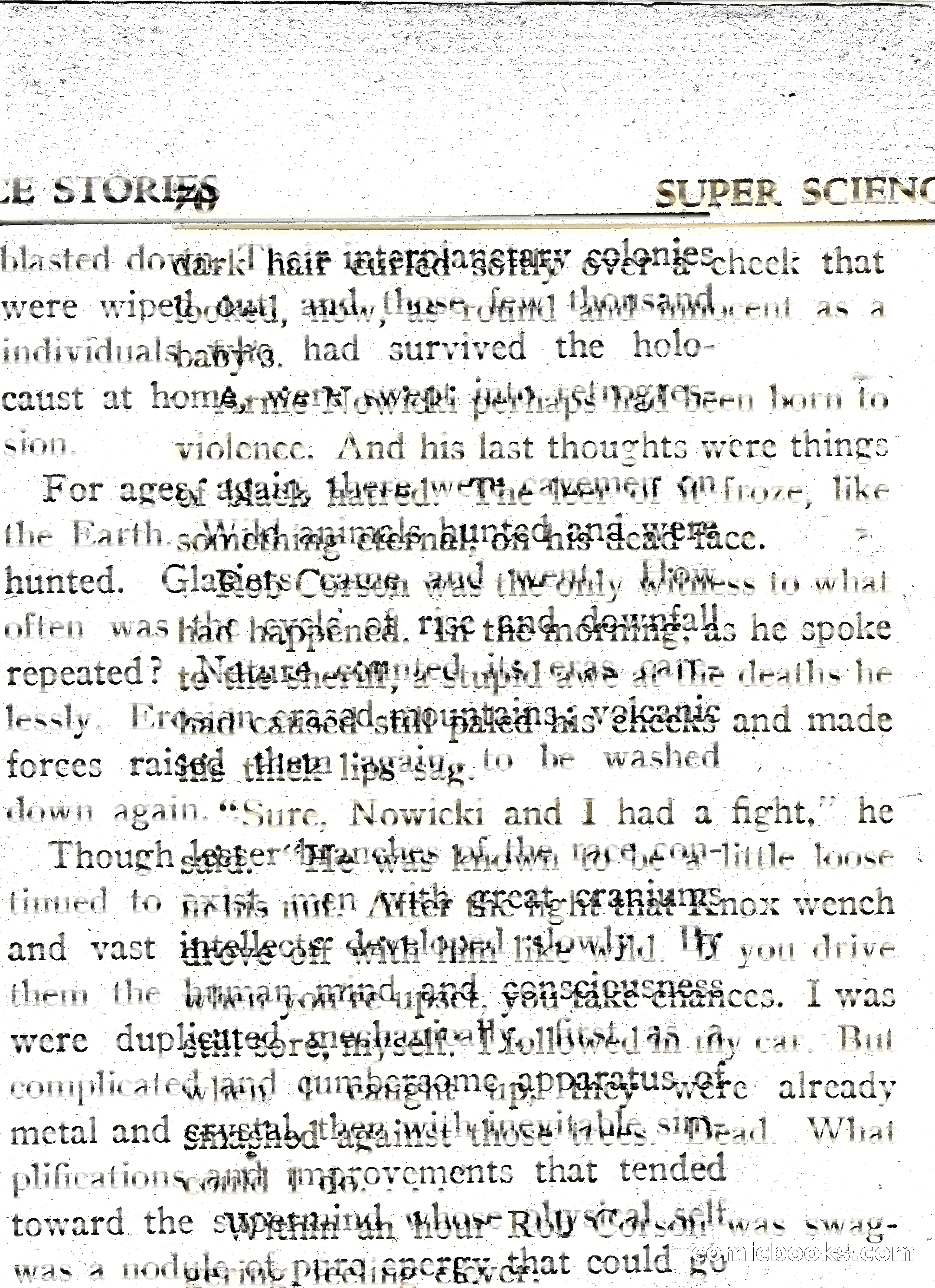 Super Science Stories, Vol. 8, No. 3 — page 70 of 119