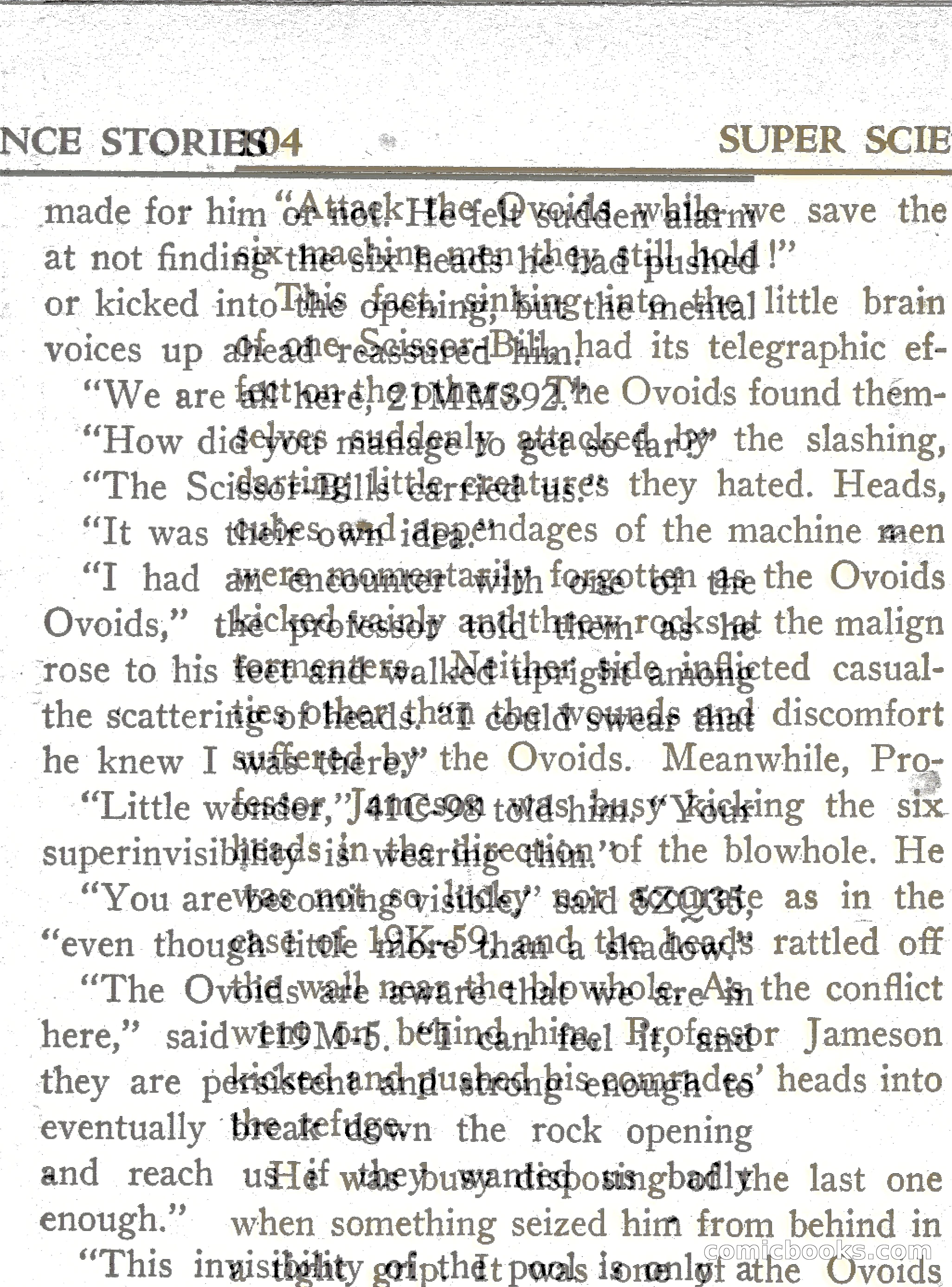 Super Science Stories, Vol. 8, No. 3 — page 104 of 119