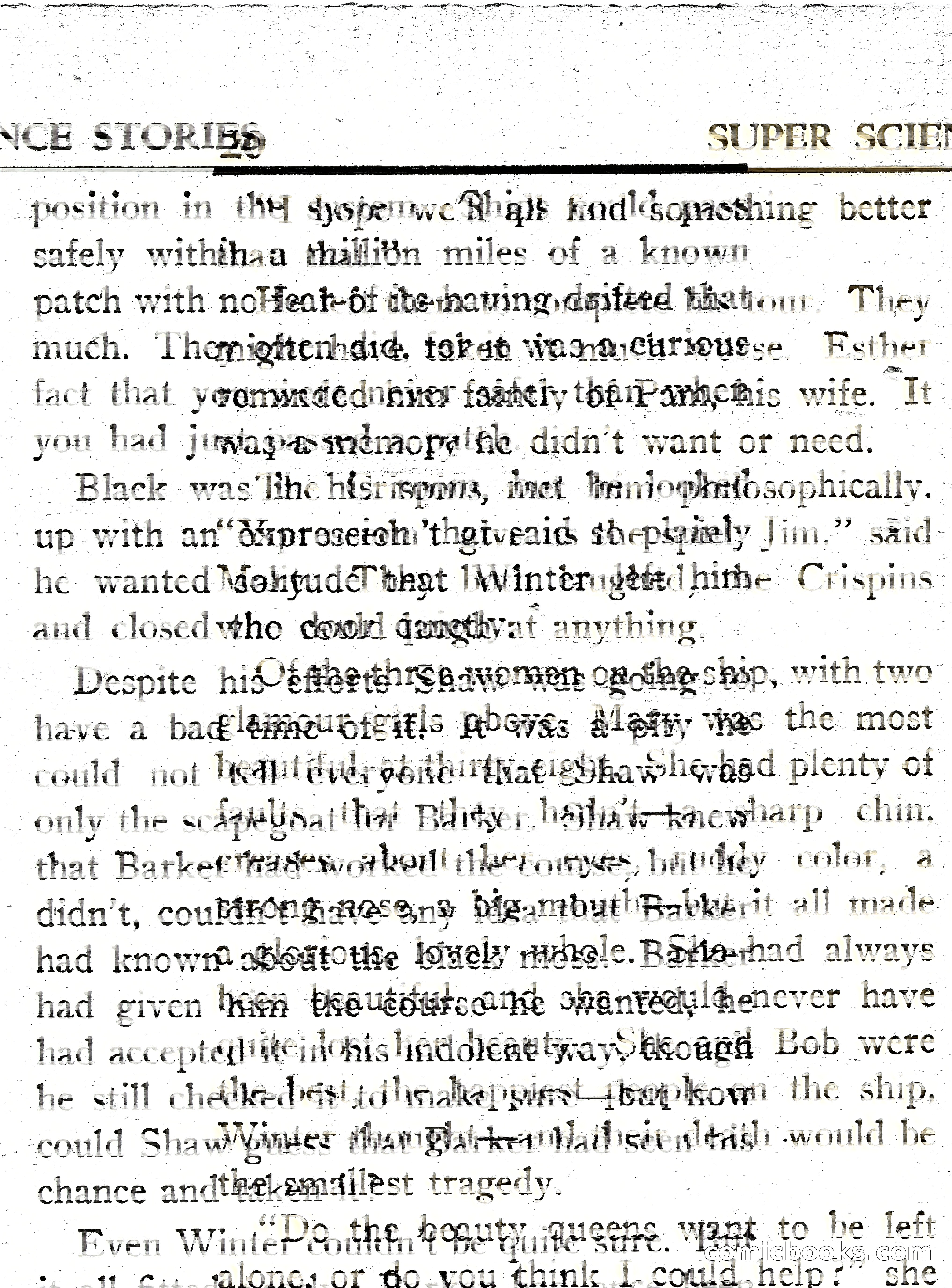 Super Science Stories, Vol. 8, No. 3 — page 20 of 119
