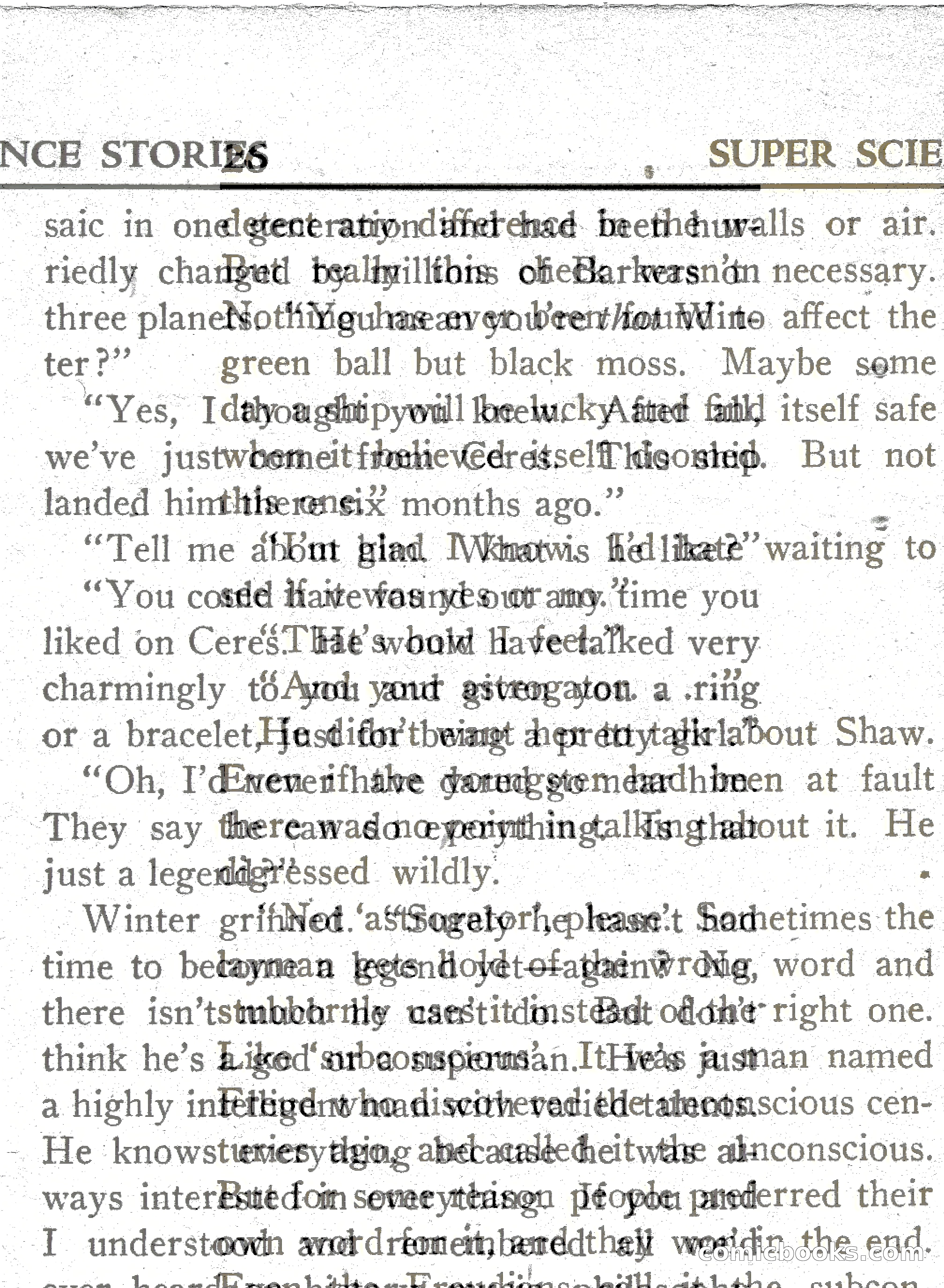 Super Science Stories, Vol. 8, No. 3 — page 26 of 119