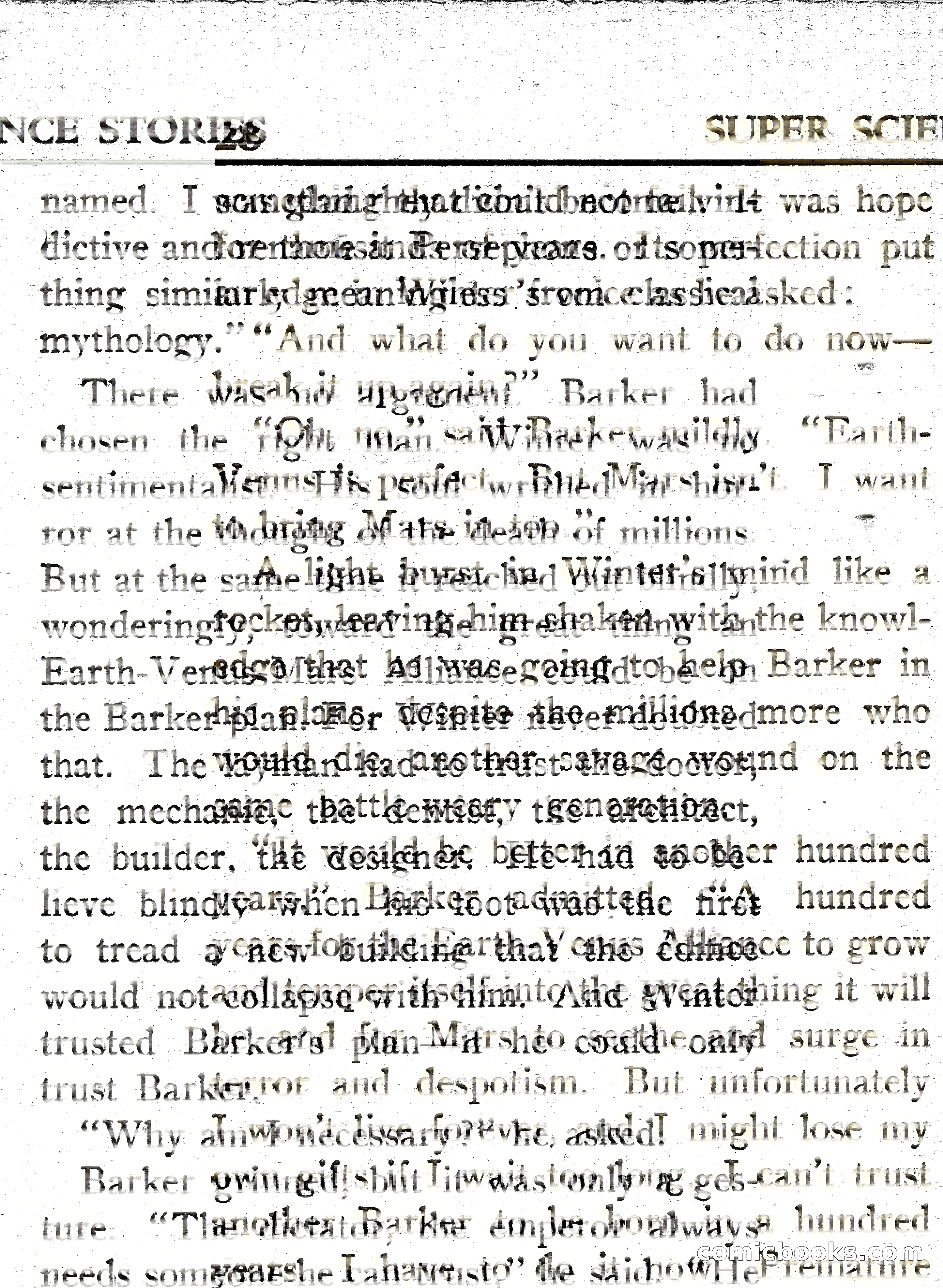 Super Science Stories, Vol. 8, No. 3 — page 28 of 119
