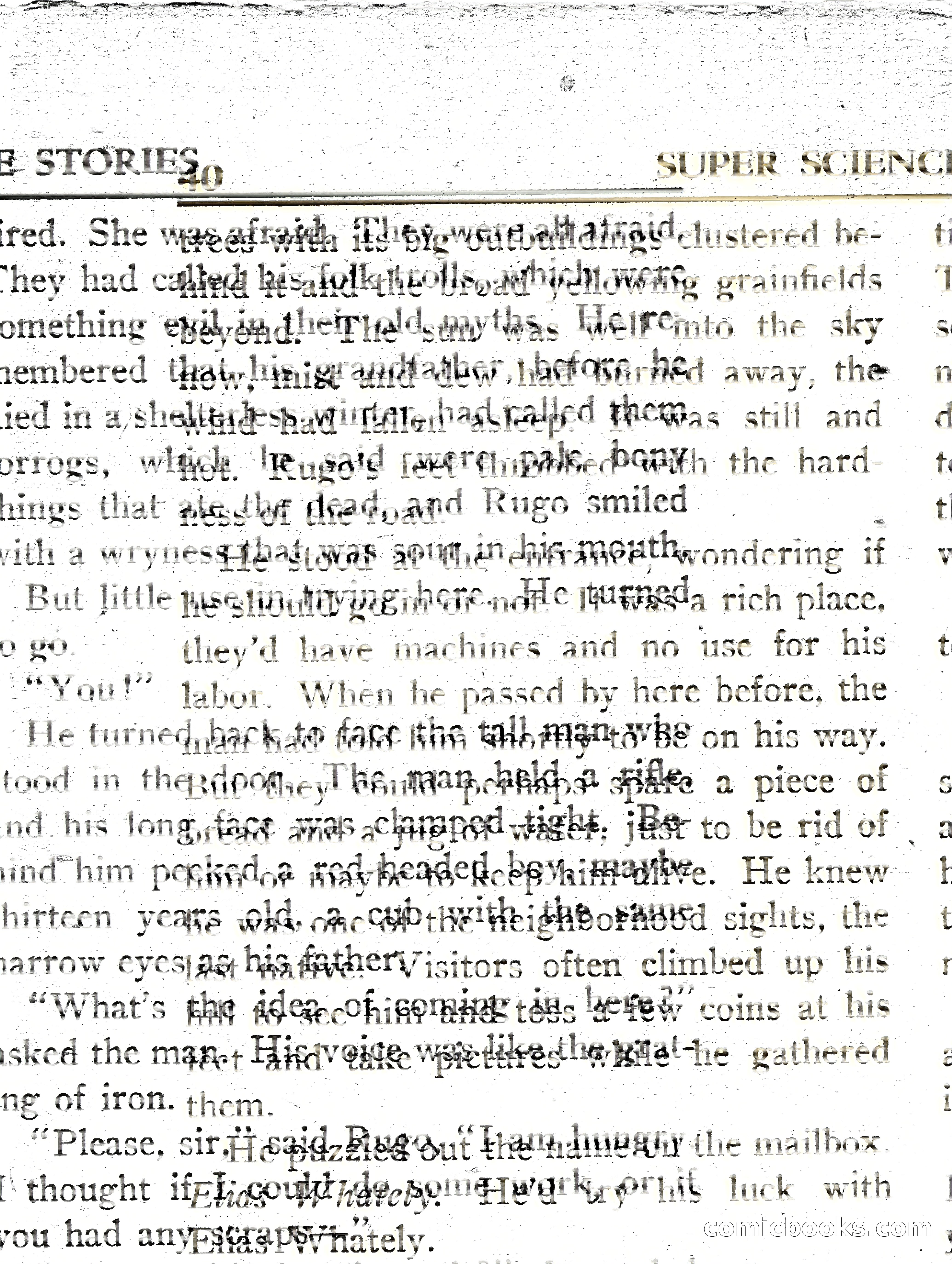 Super Science Stories, Vol. 8, No. 3 — page 40 of 119