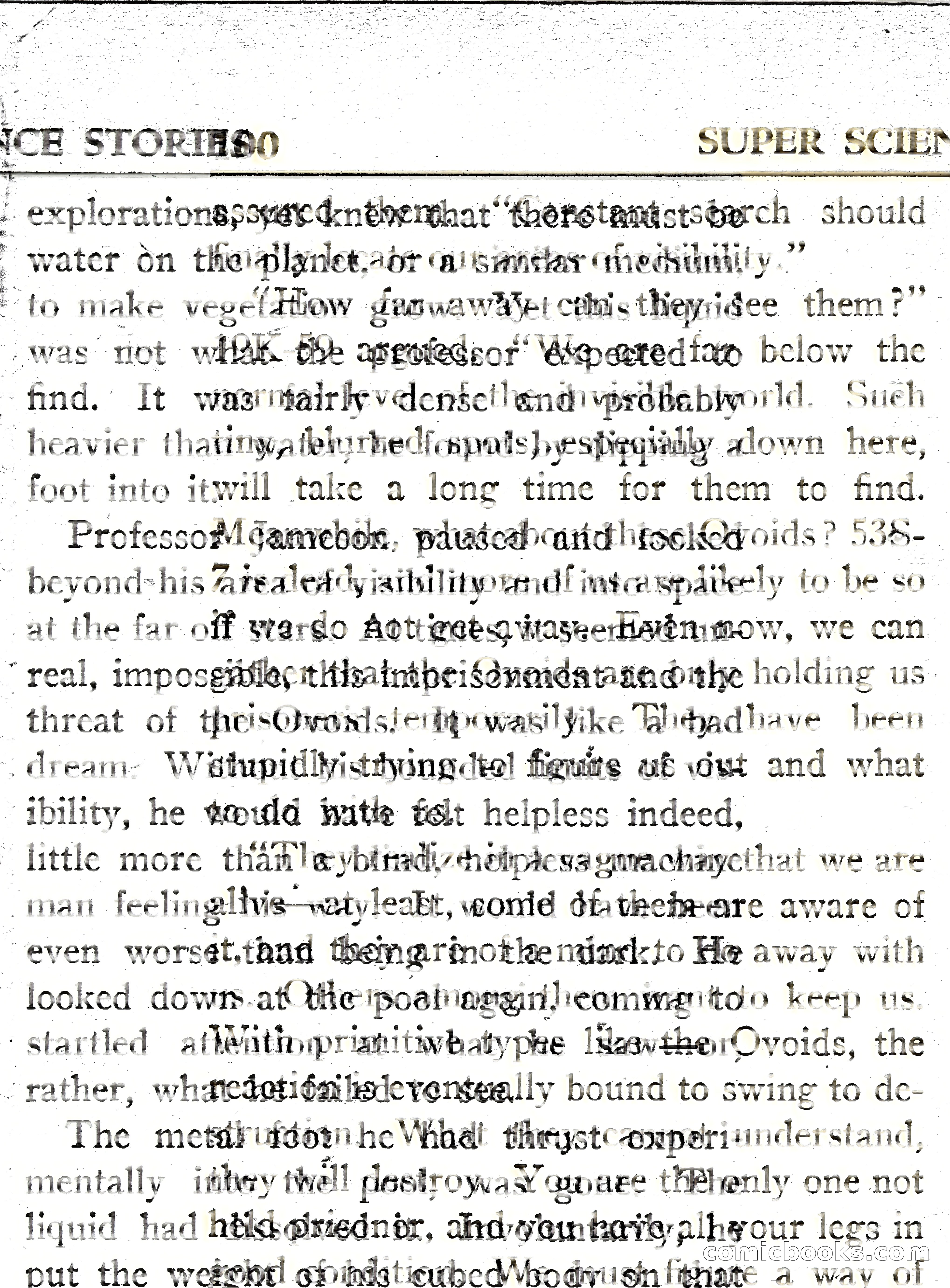 Super Science Stories, Vol. 8, No. 3 — page 100 of 119