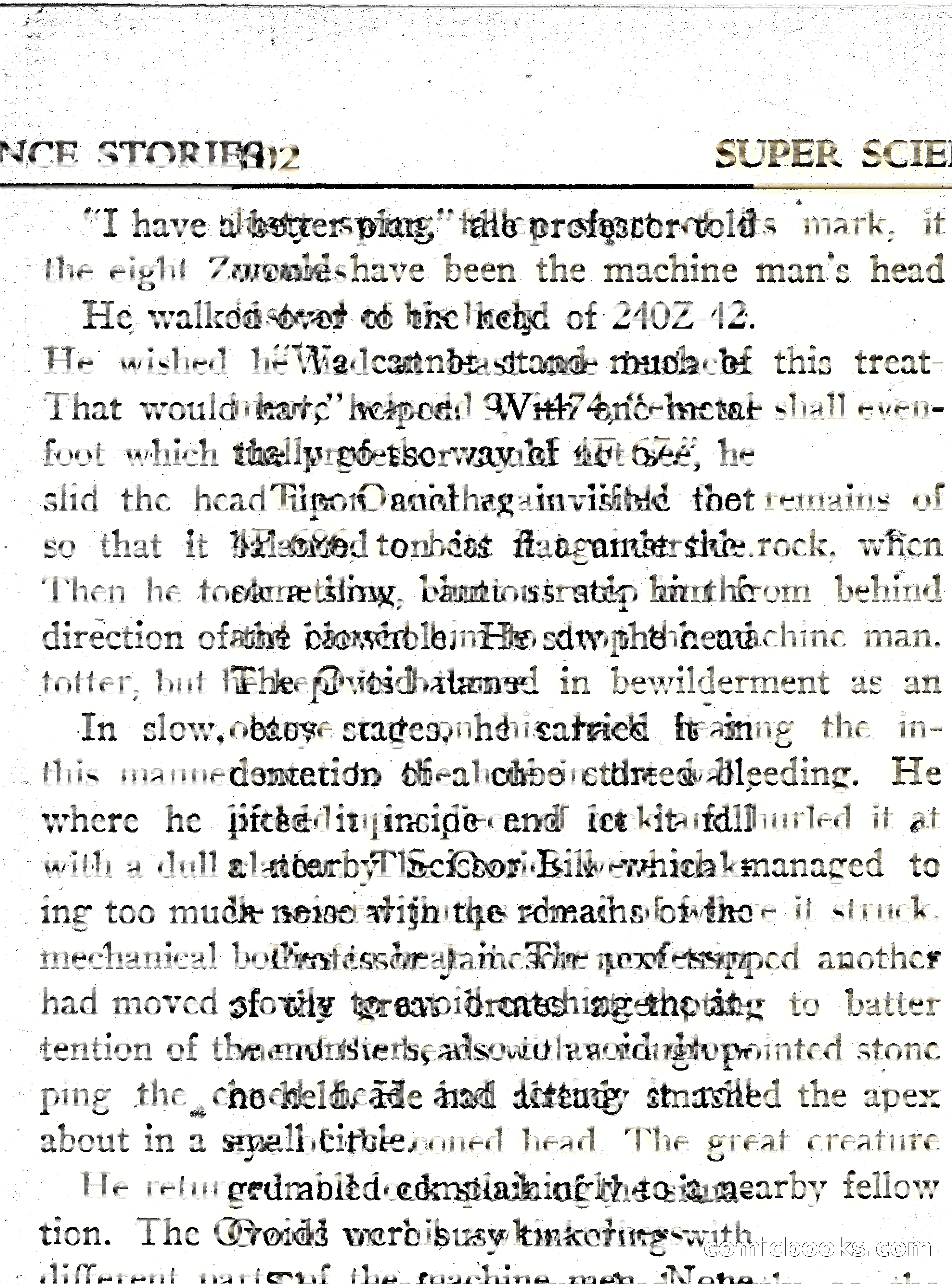 Super Science Stories, Vol. 8, No. 3 — page 102 of 119