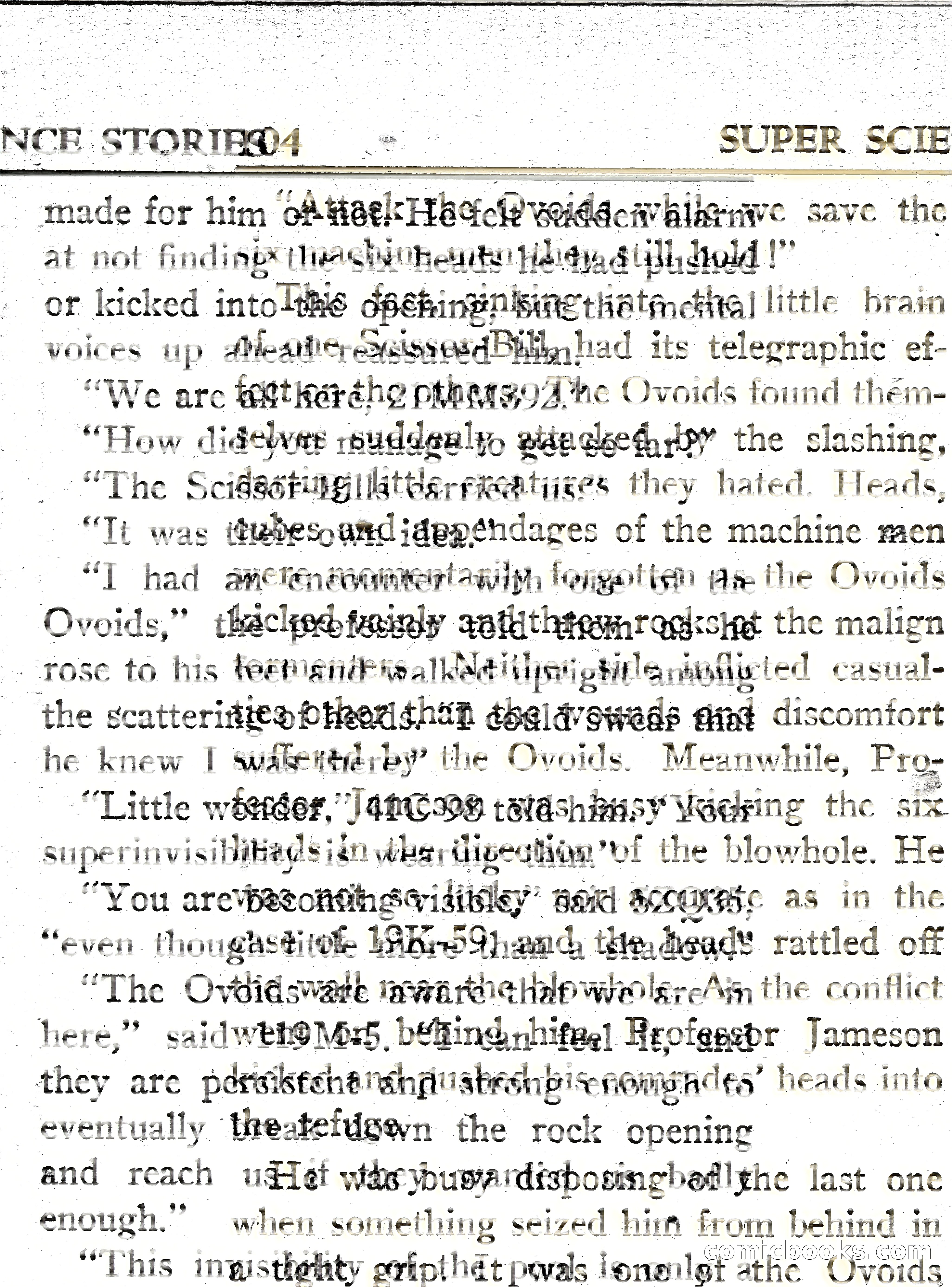 Super Science Stories, Vol. 8, No. 3 — page 104 of 119