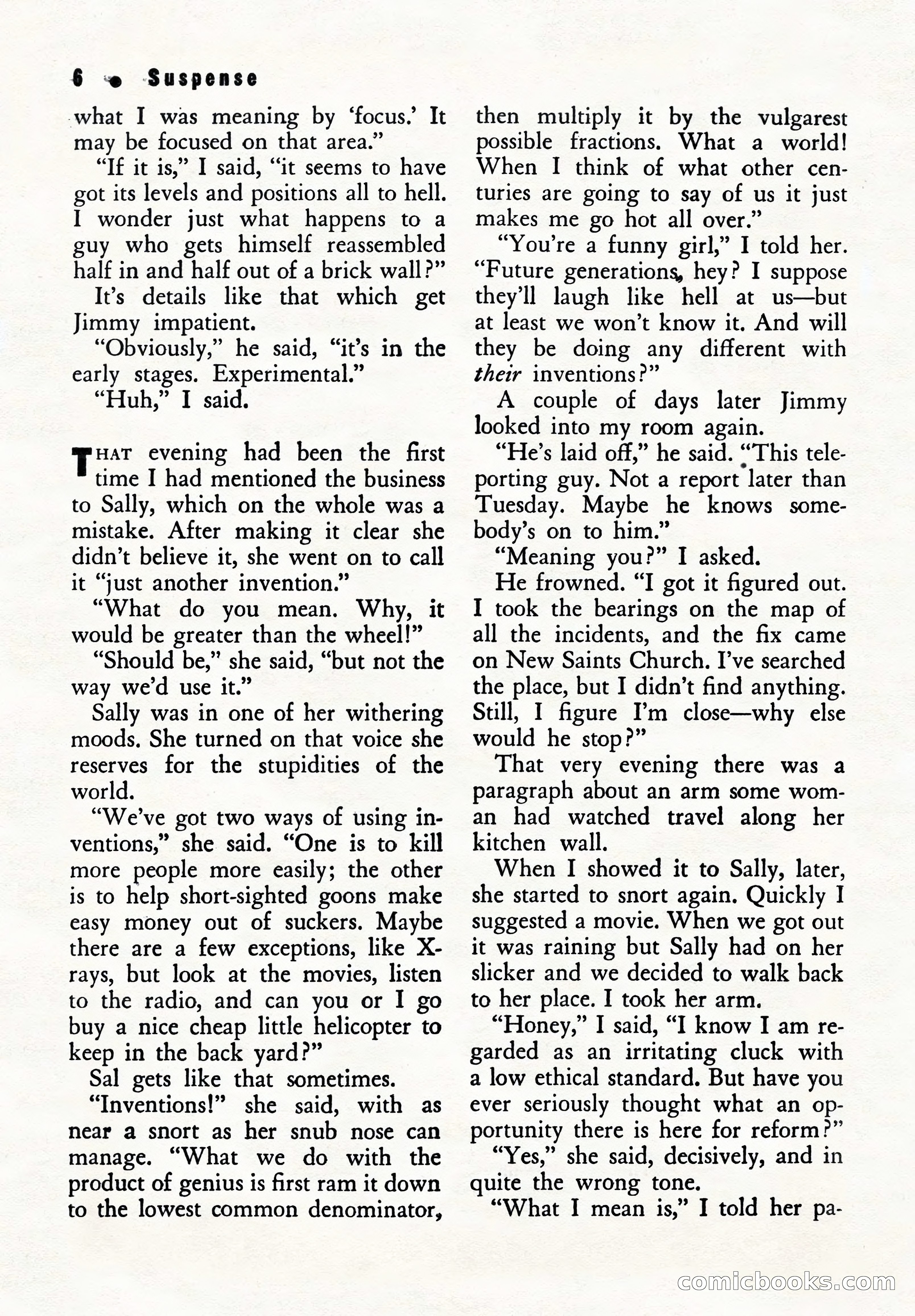 Suspense Magazine, Summer 1951 — page 8 of 132