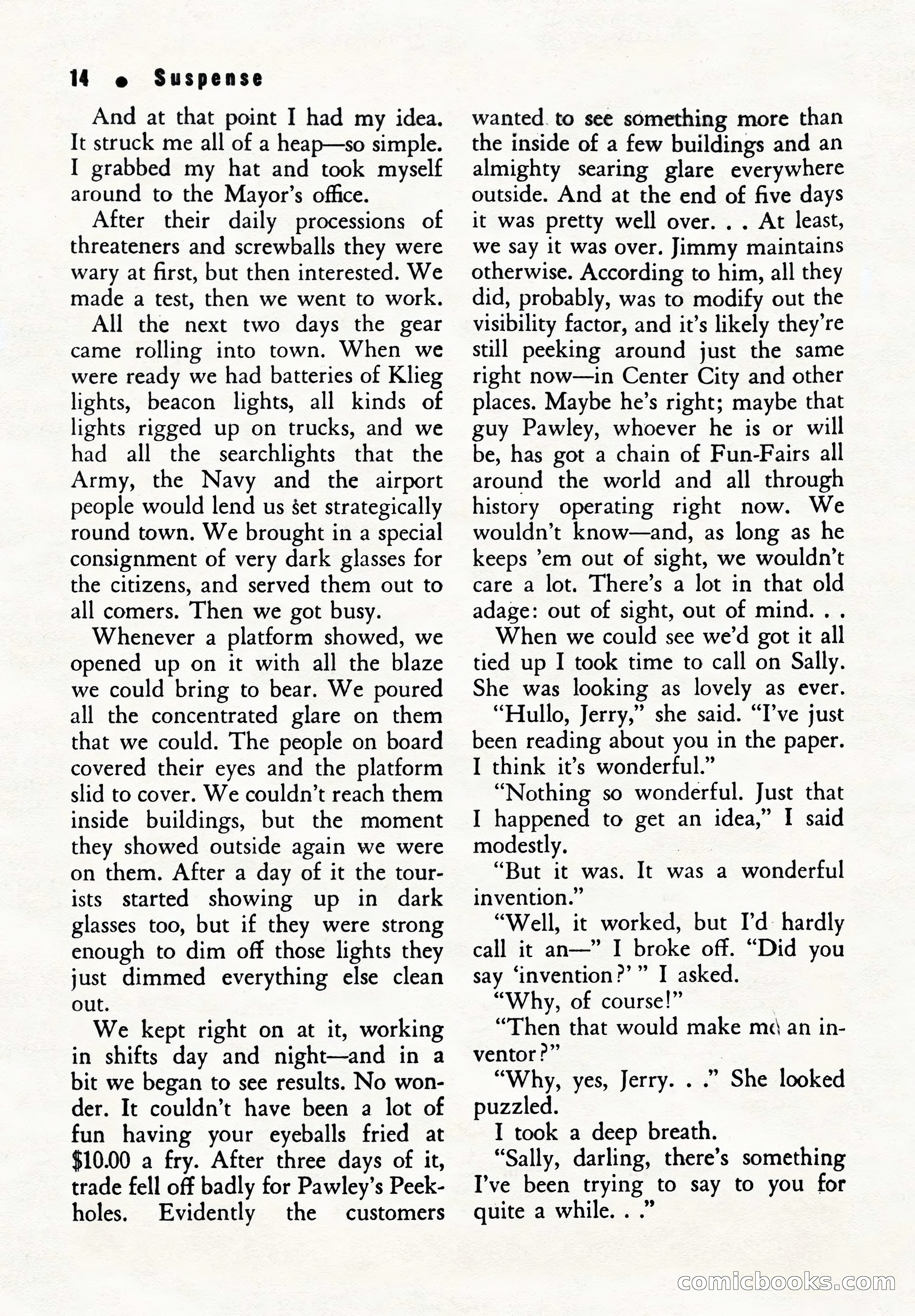 Suspense Magazine, Summer 1951 — page 16 of 132