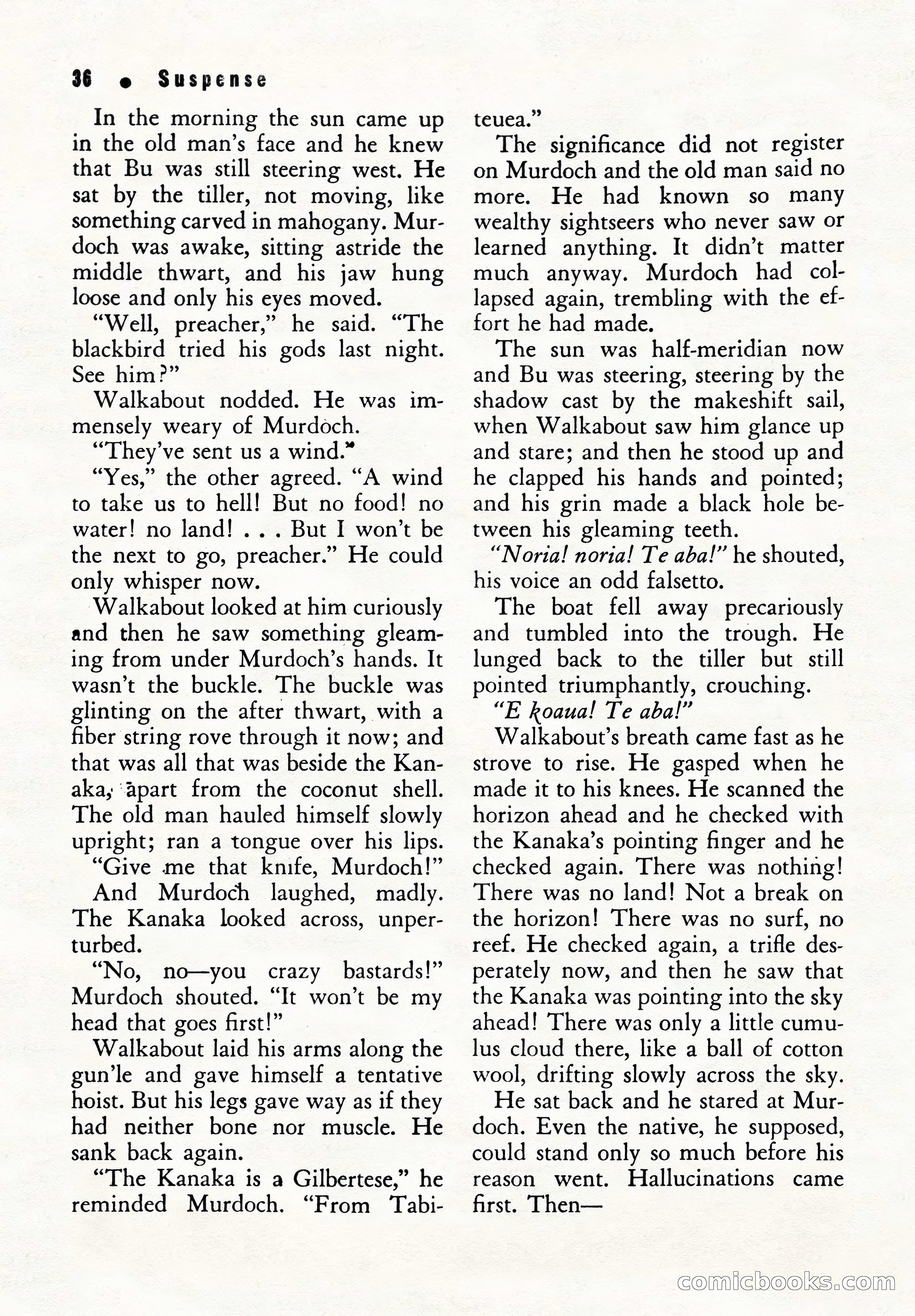 Suspense Magazine, Summer 1951 — page 38 of 132