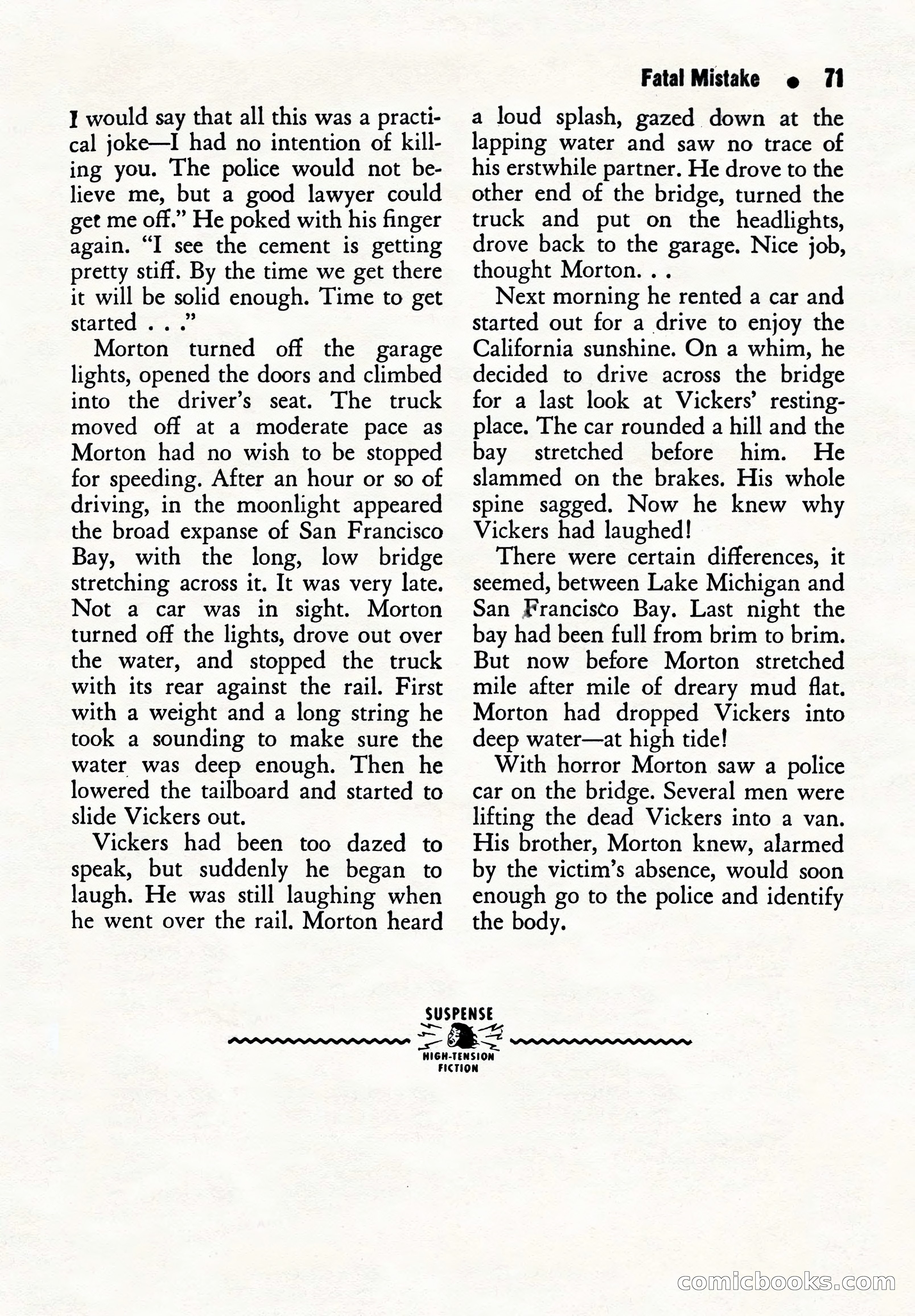 Suspense Magazine, Summer 1951 — page 73 of 132