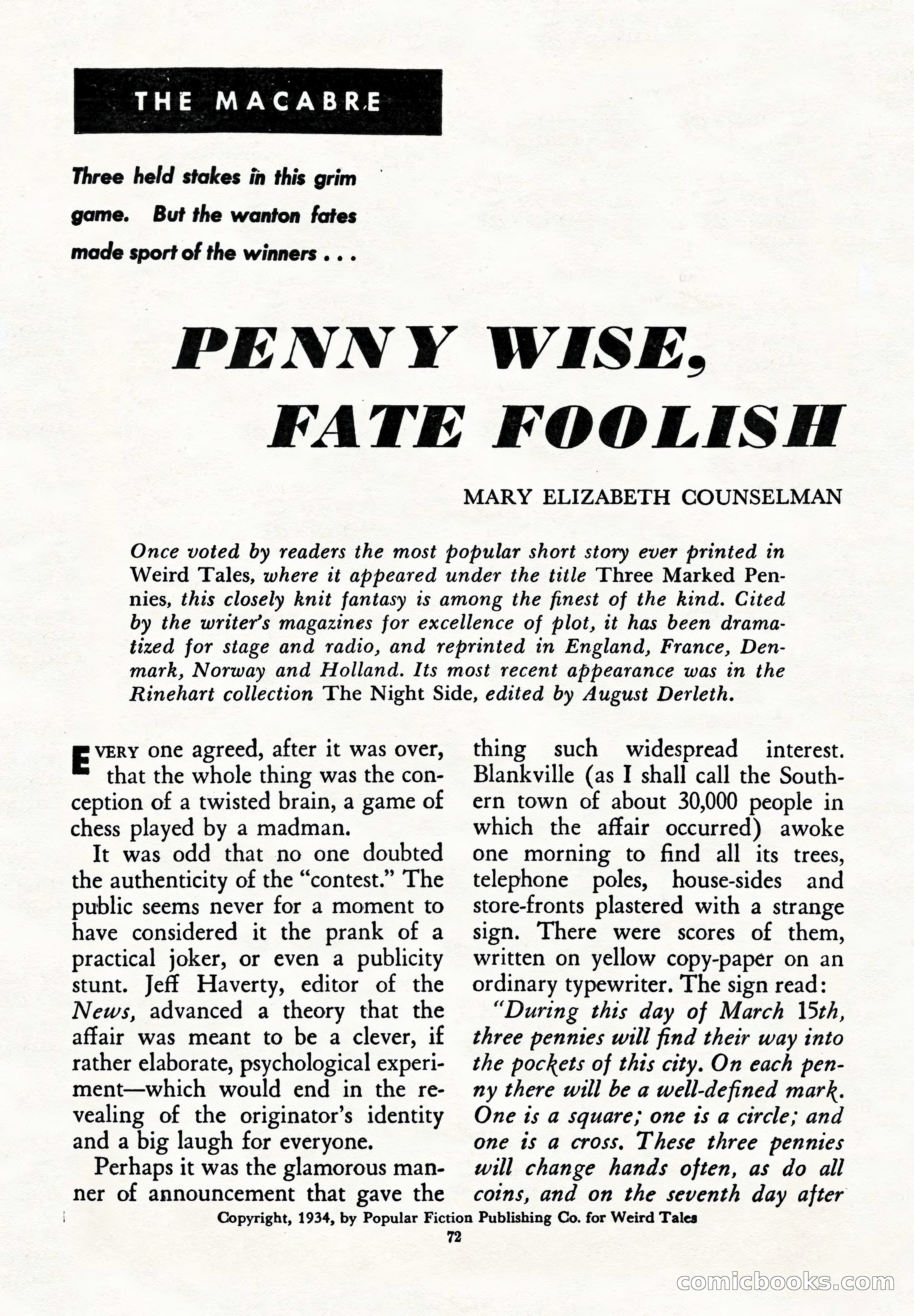 Suspense Magazine, Summer 1951 — page 74 of 132