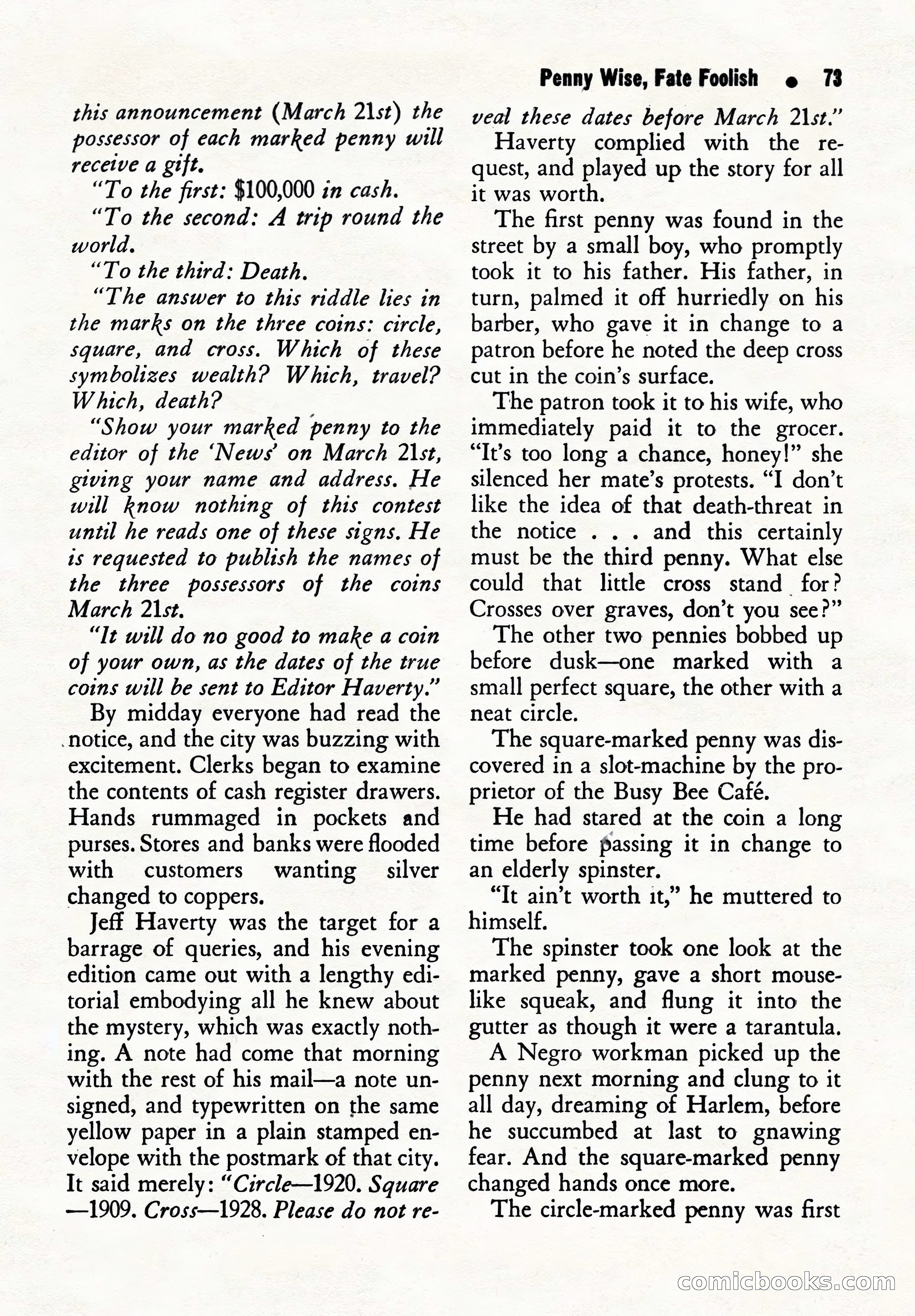Suspense Magazine, Summer 1951 — page 75 of 132