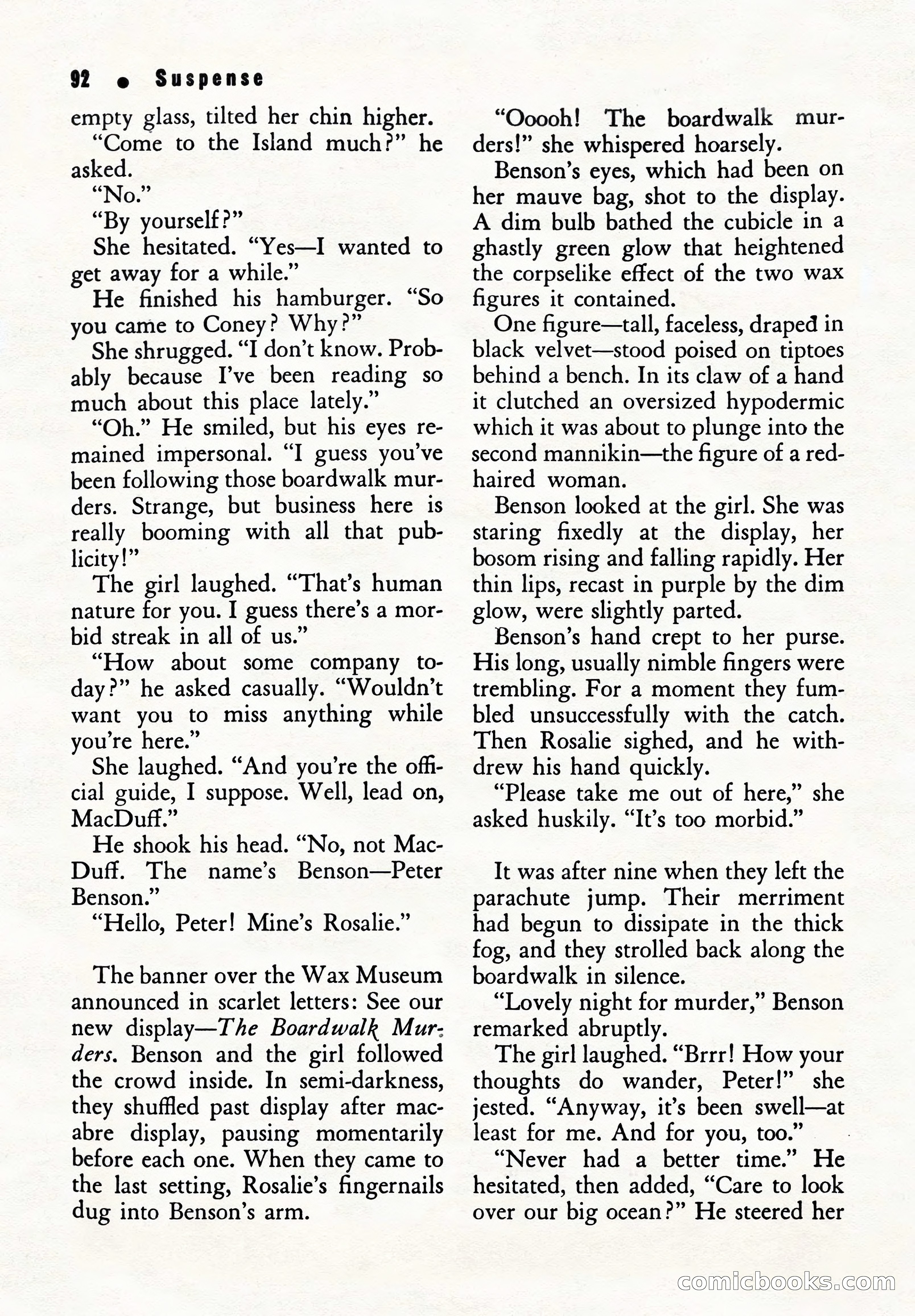 Suspense Magazine, Summer 1951 — page 94 of 132