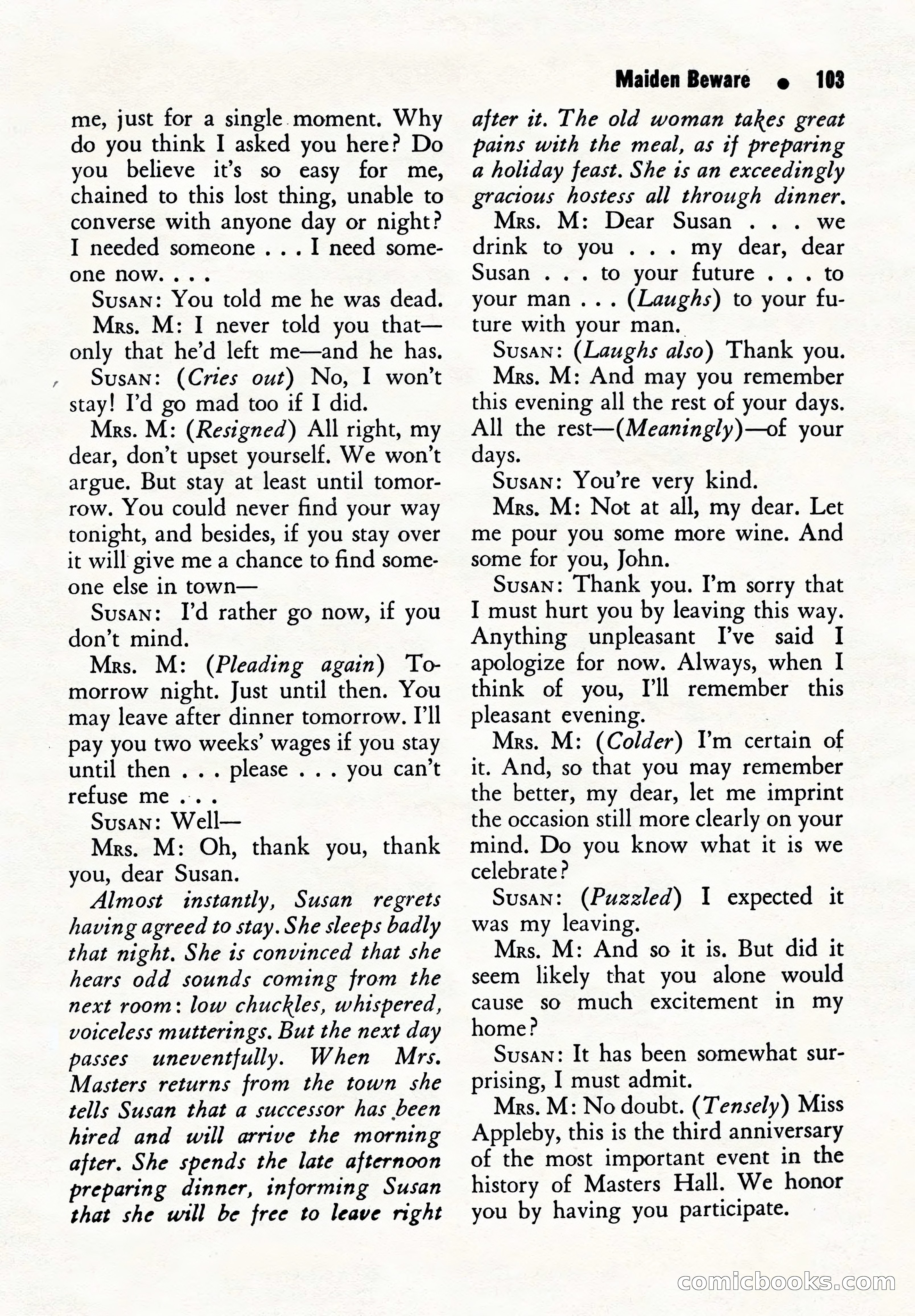 Suspense Magazine, Summer 1951 — page 105 of 132