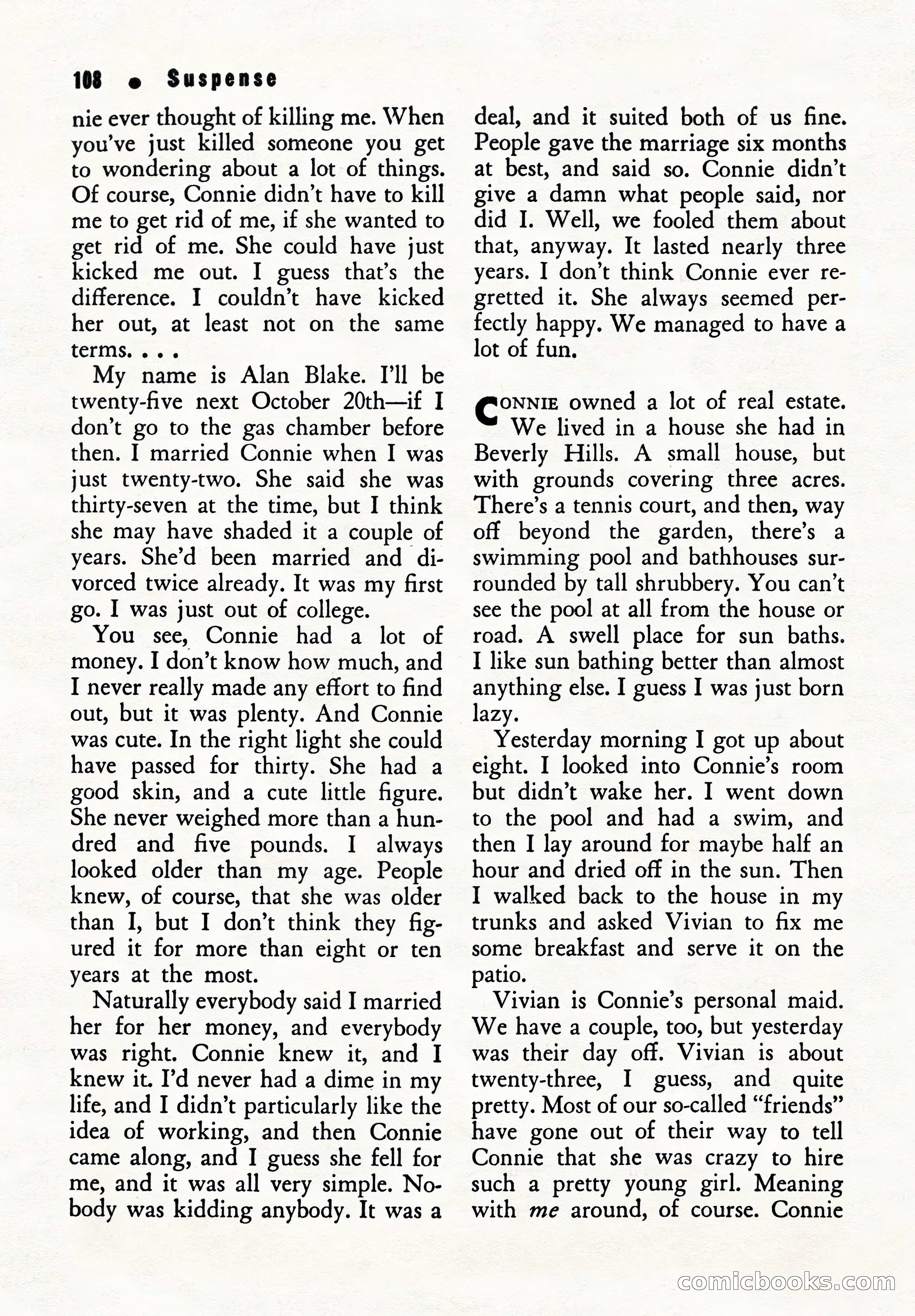 Suspense Magazine, Summer 1951 — page 110 of 132
