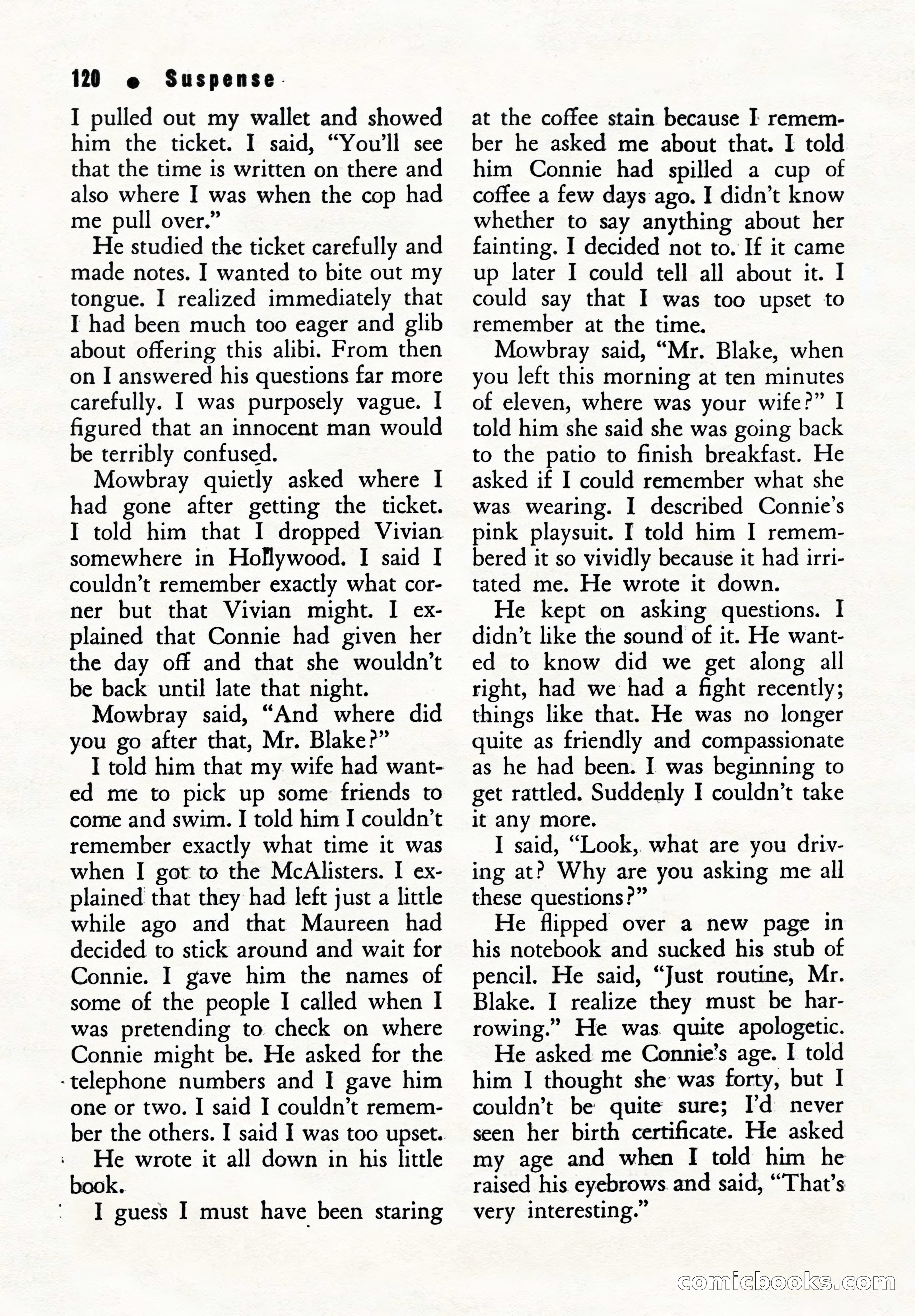 Suspense Magazine, Summer 1951 — page 122 of 132