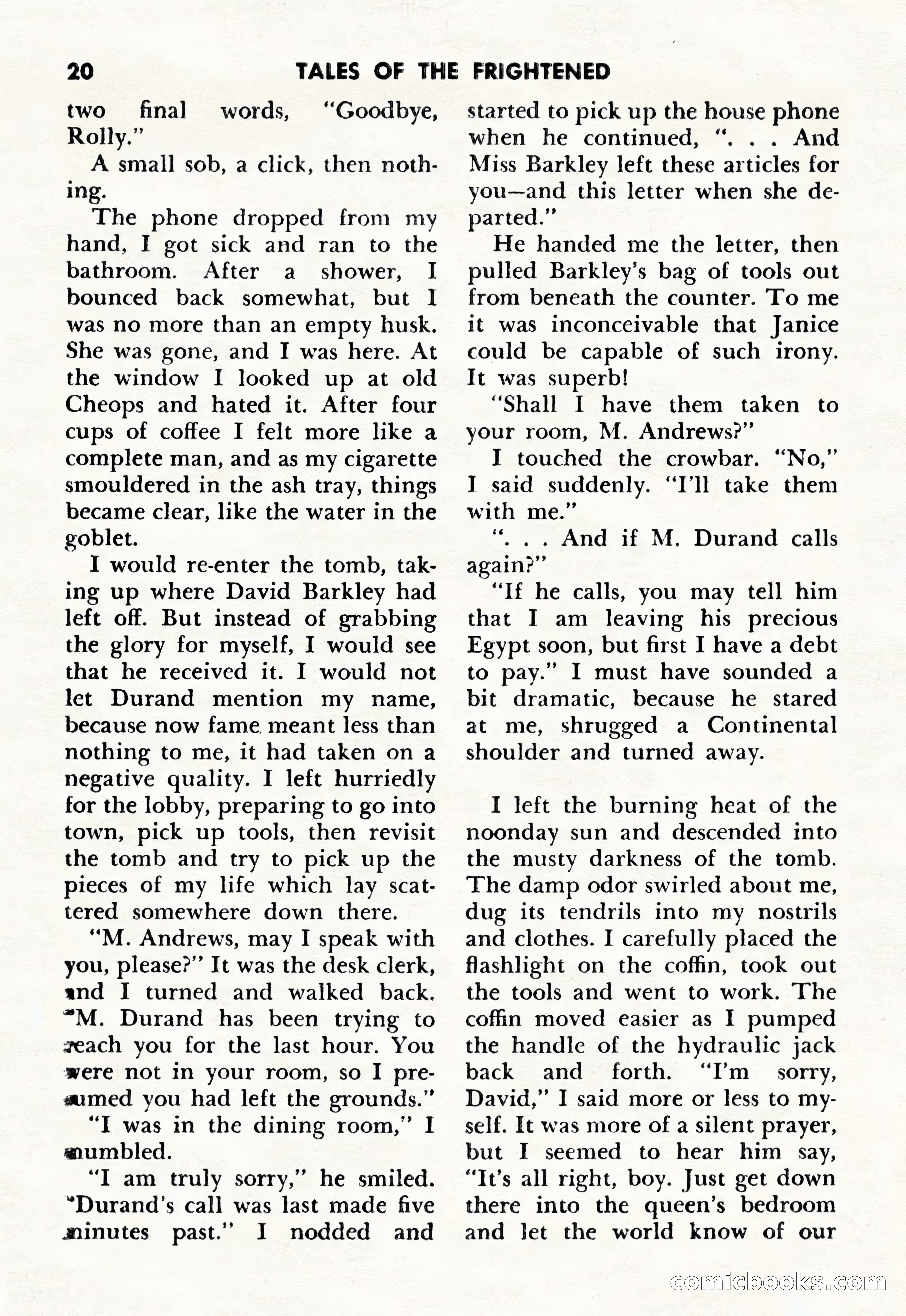 Tales of the Frightened, Vol. 1, No. 2 — page 22 of 132