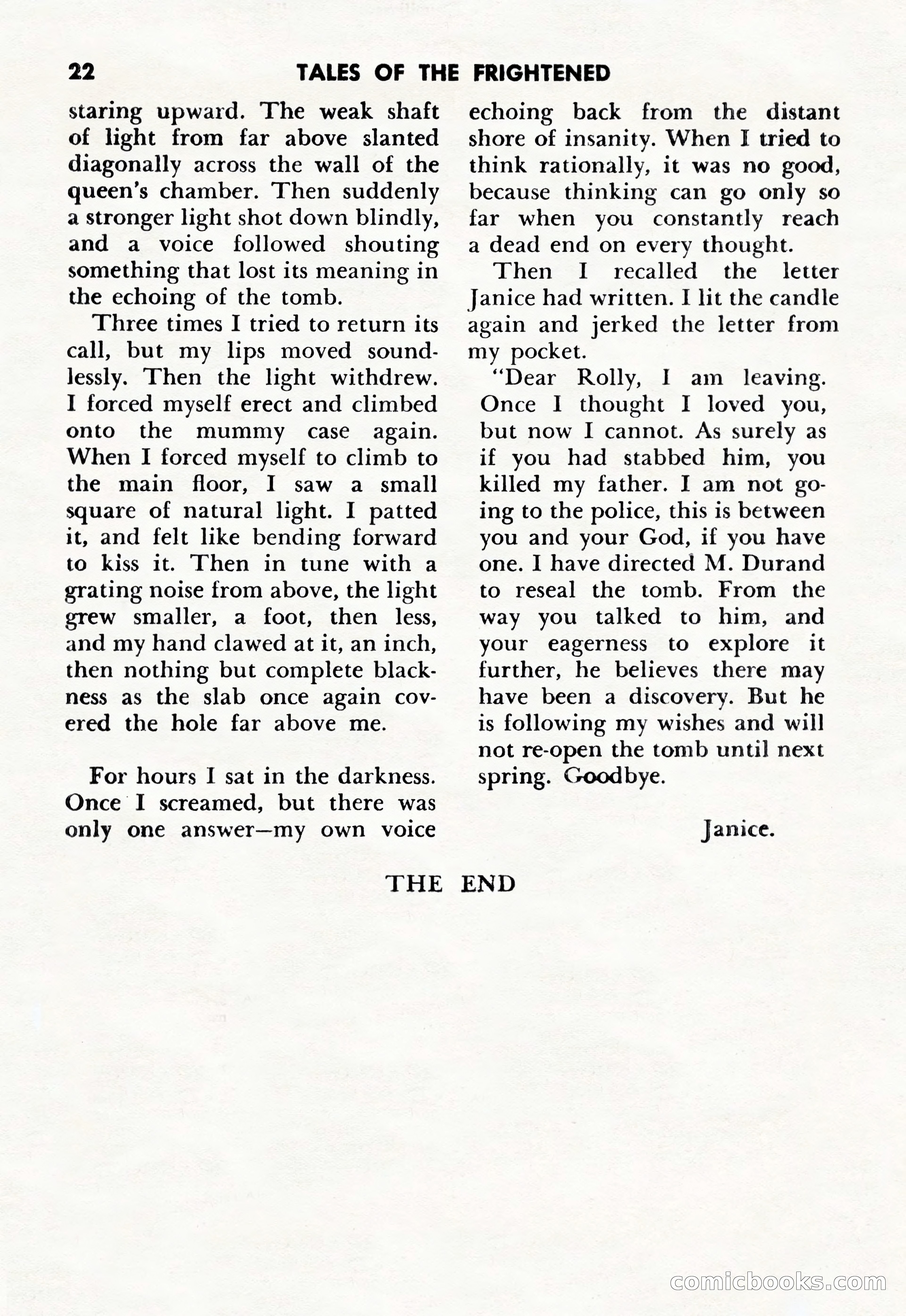 Tales of the Frightened, Vol. 1, No. 2 — page 24 of 132