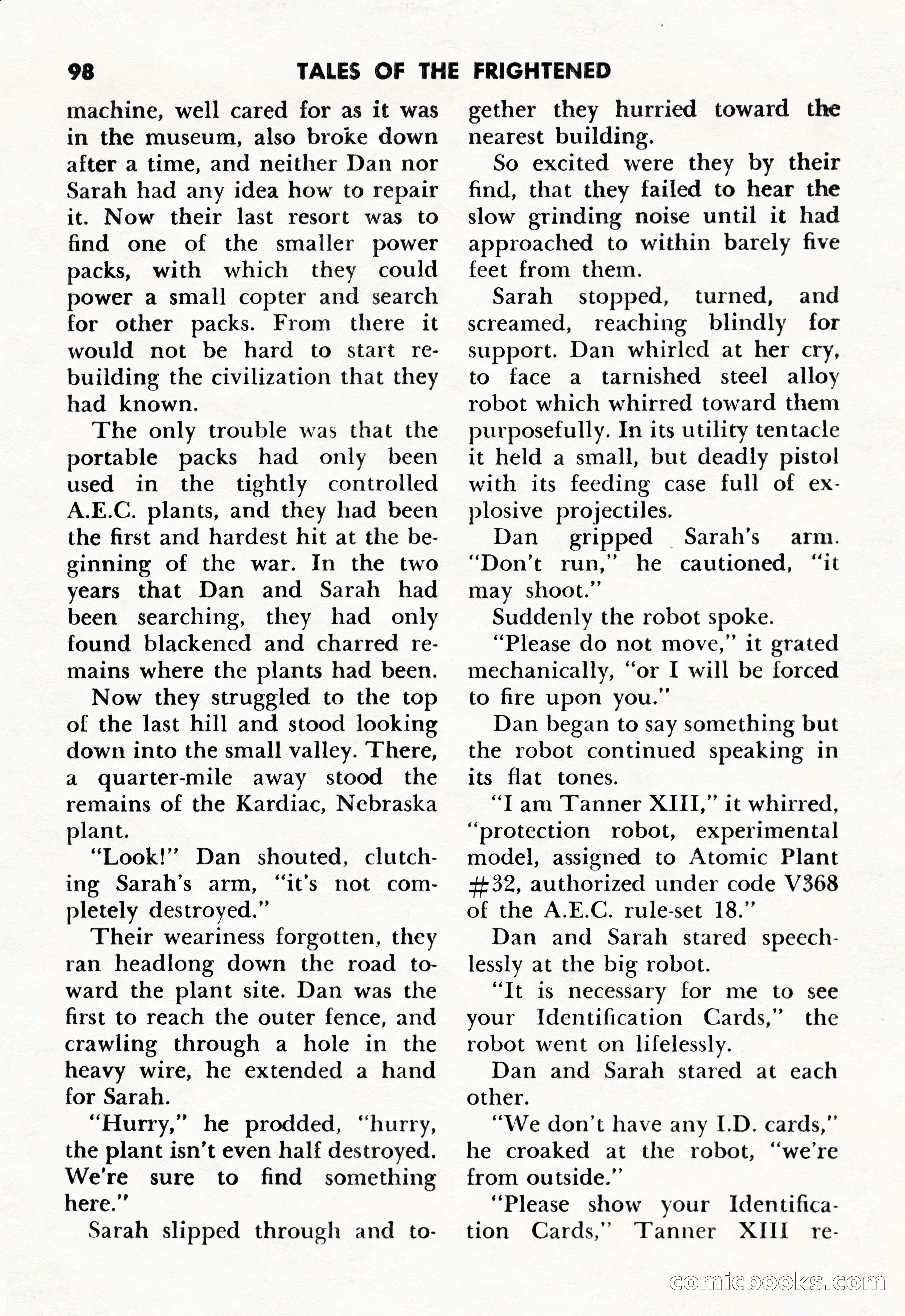 Tales of the Frightened, Vol. 1, No. 2 — page 100 of 132