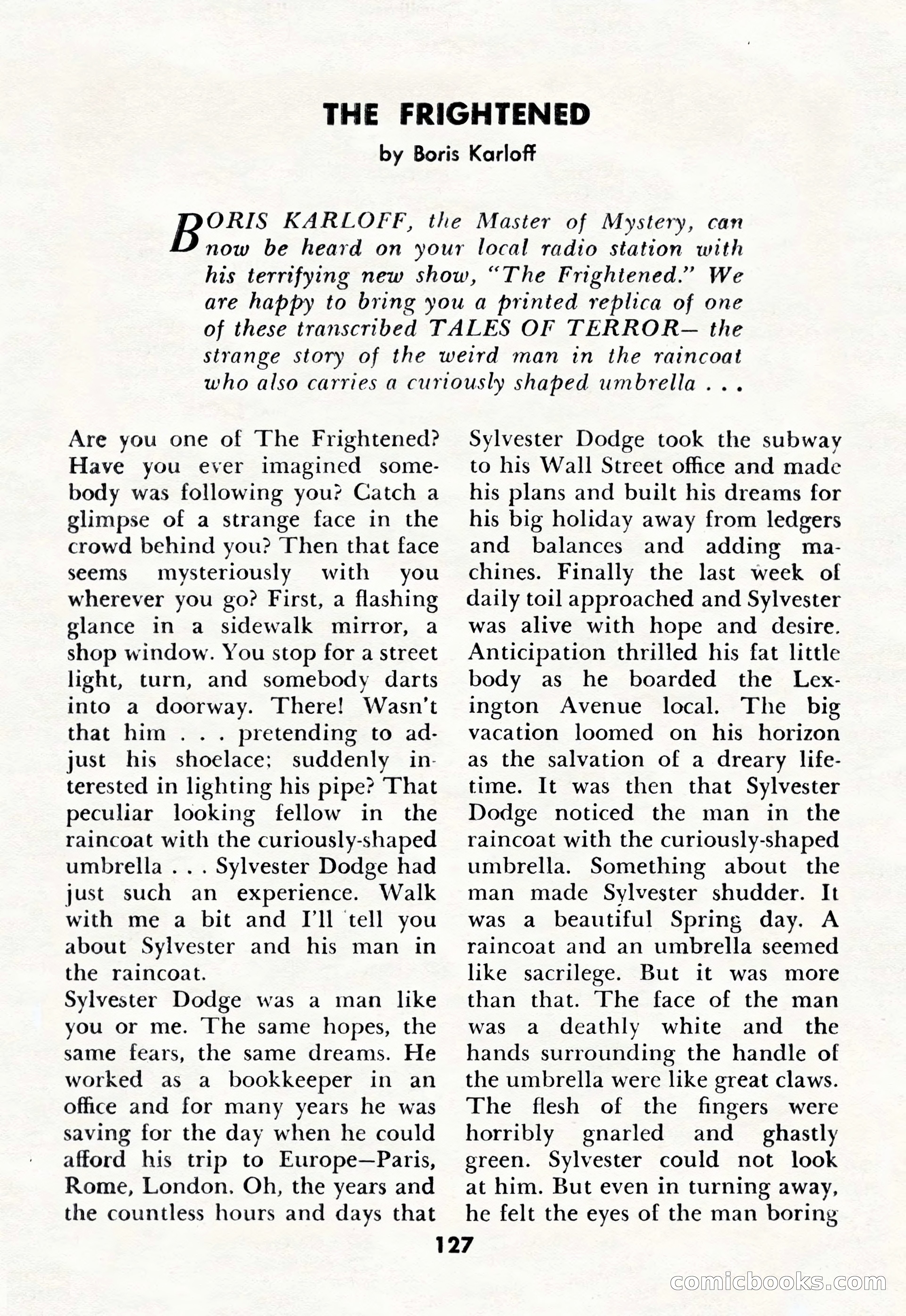 Tales of the Frightened, Vol. 1, No. 2 — page 129 of 132