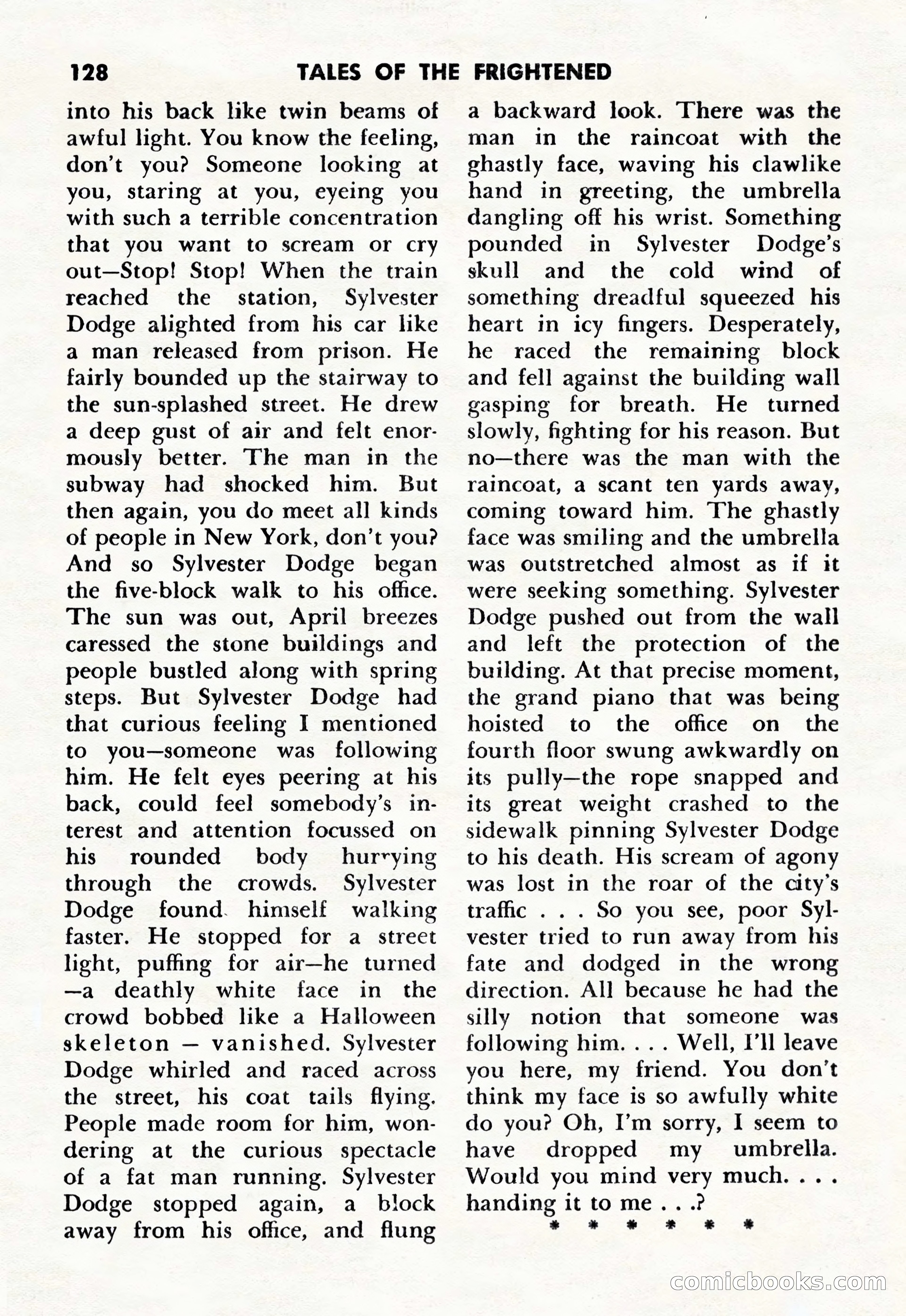 Tales of the Frightened, Vol. 1, No. 2 — page 130 of 132