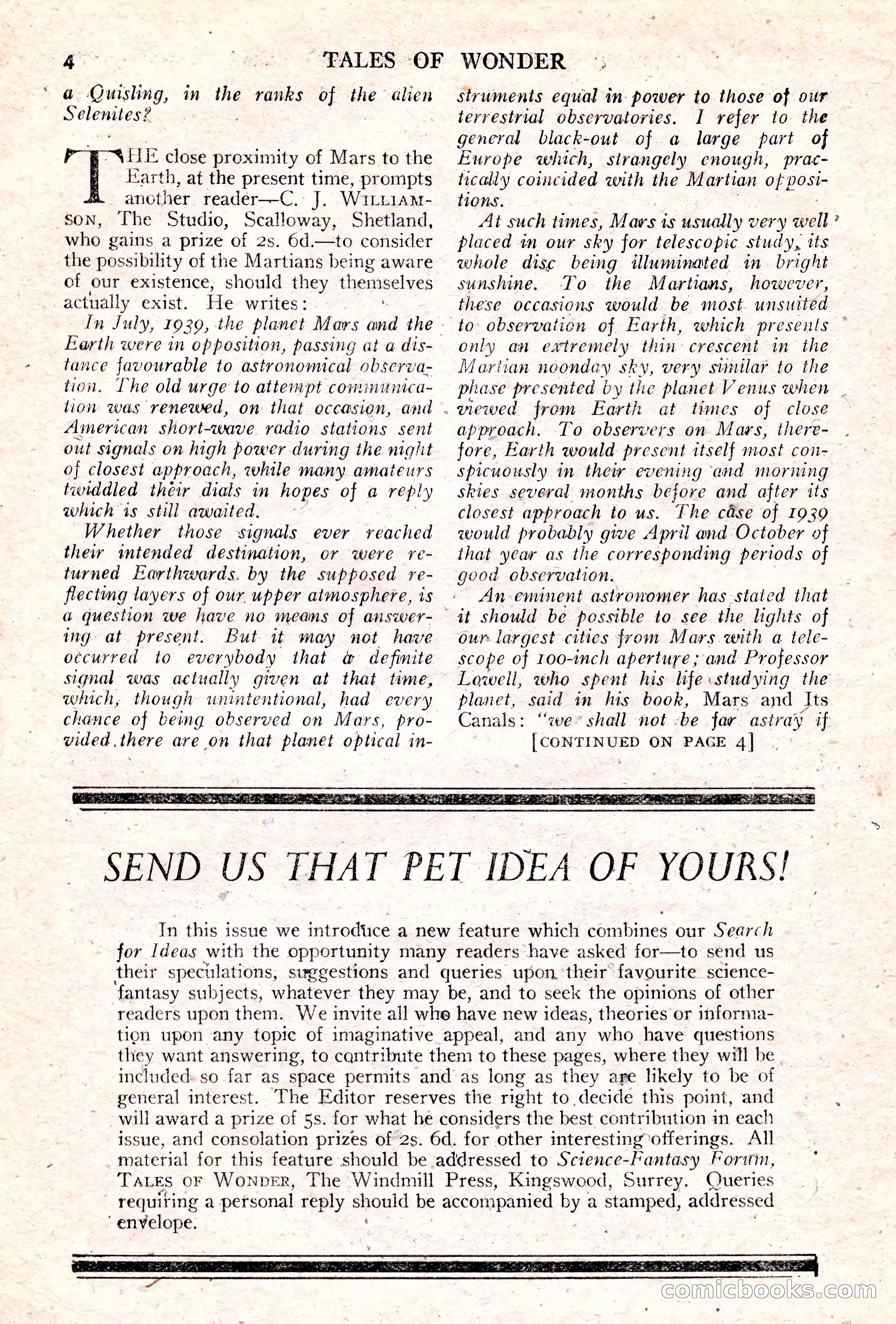 Tales of Wonder No. 15 — page 5 of 73