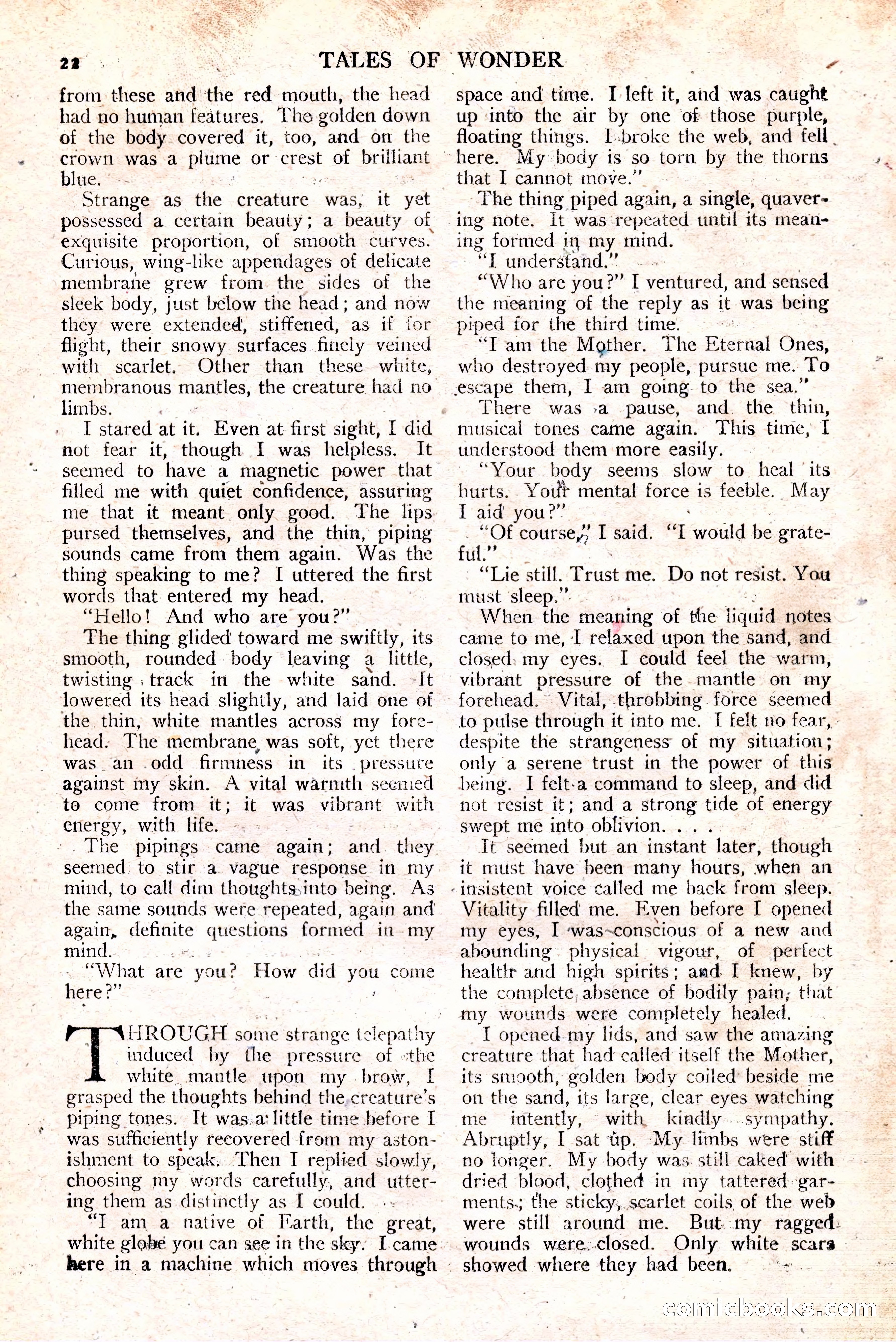 Tales of Wonder No. 15 — page 23 of 73