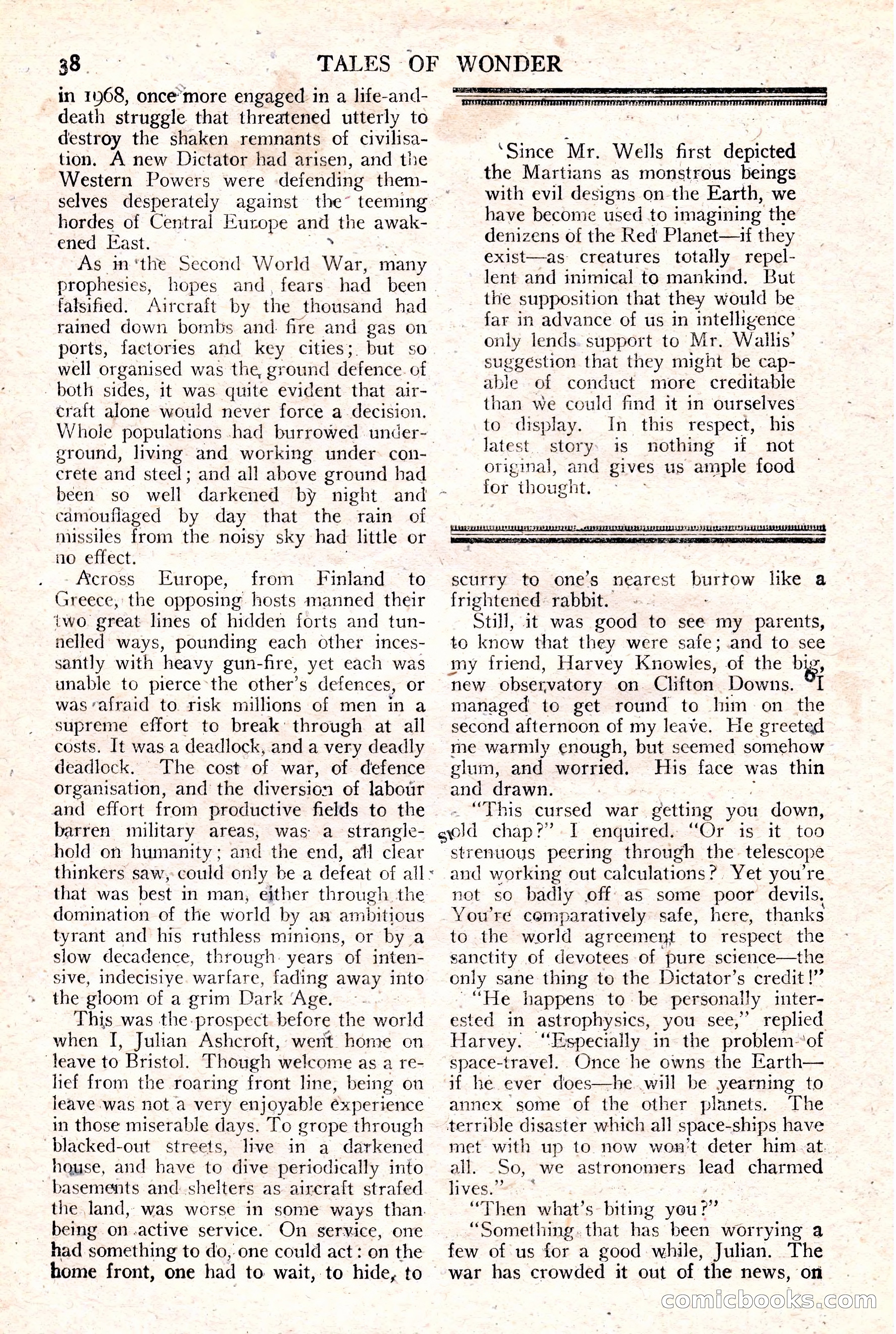 Tales of Wonder No. 15 — page 39 of 73