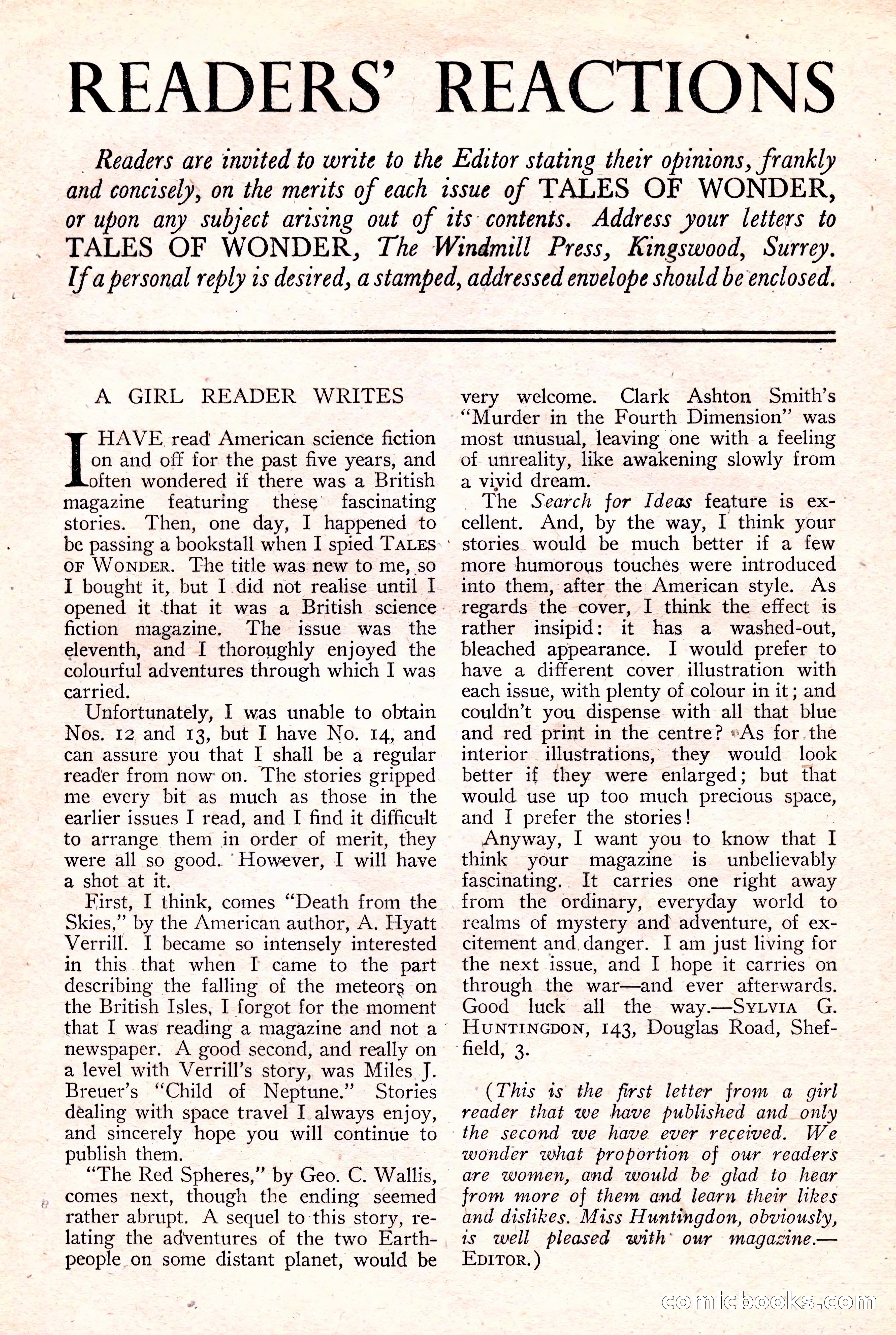 Tales of Wonder No. 15 — page 69 of 73