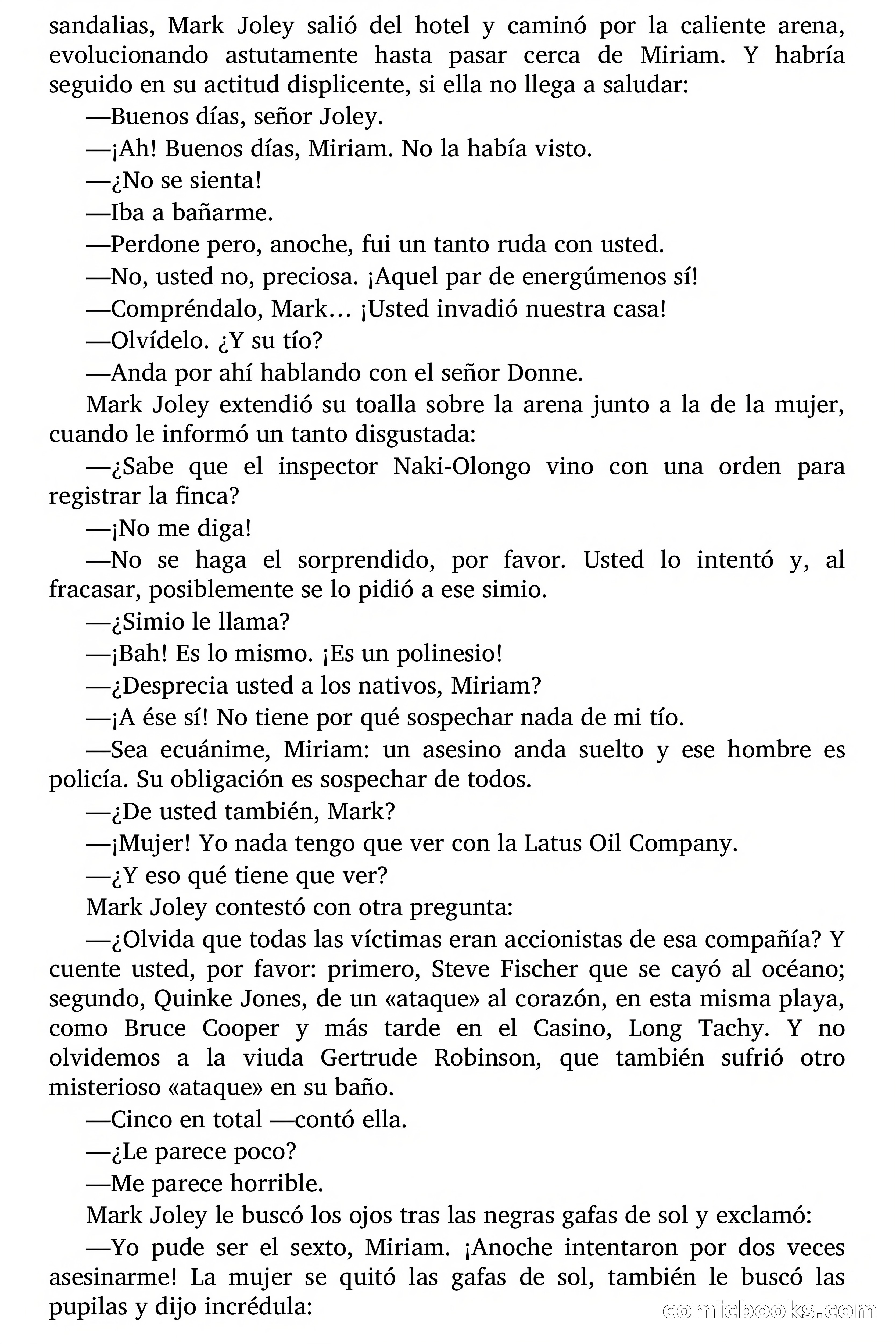 Lucky Marty: La muerte tomaba el sol — page 56 of 72