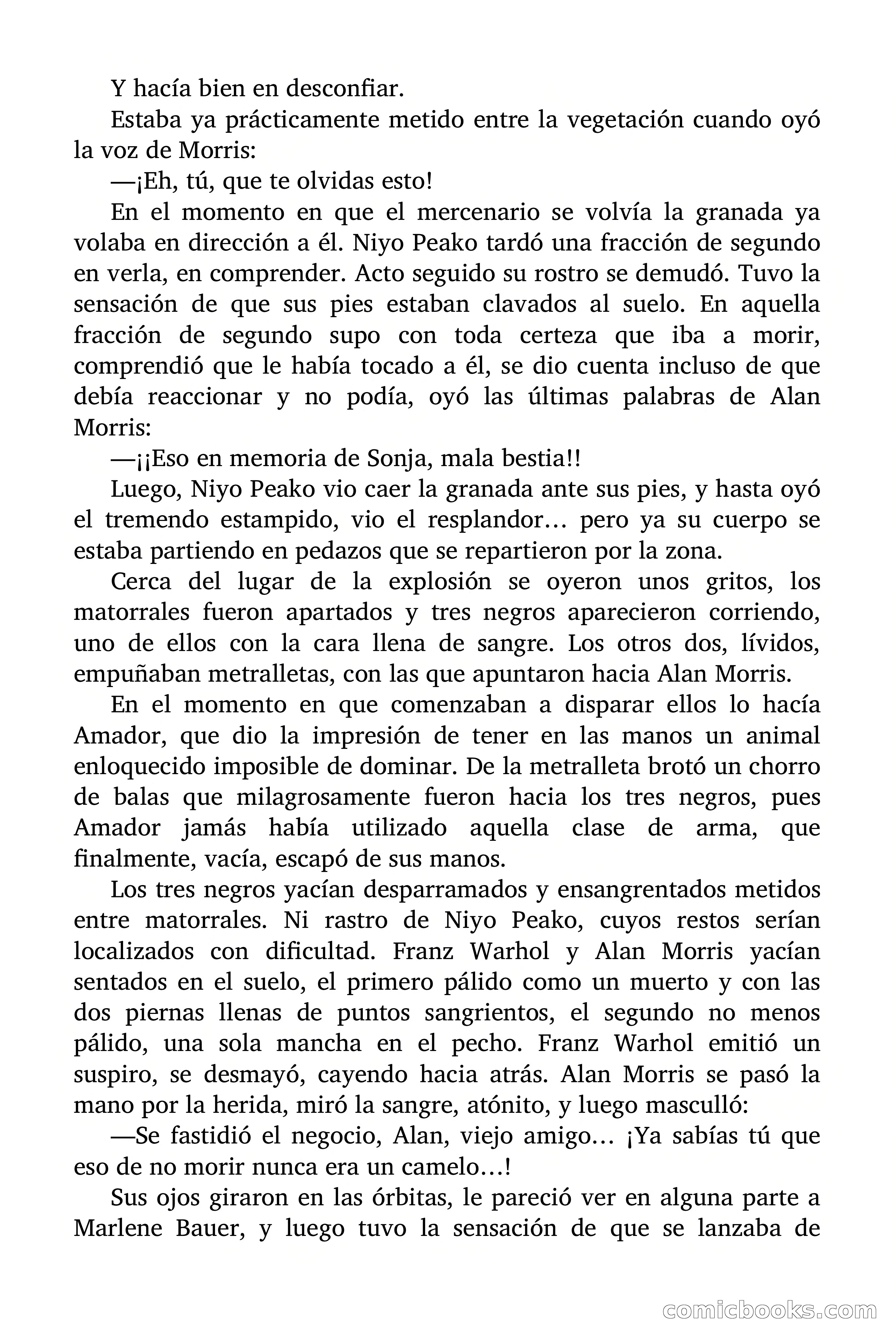 Para no morir nunca (Lou Carrigan) — page 79 of 83