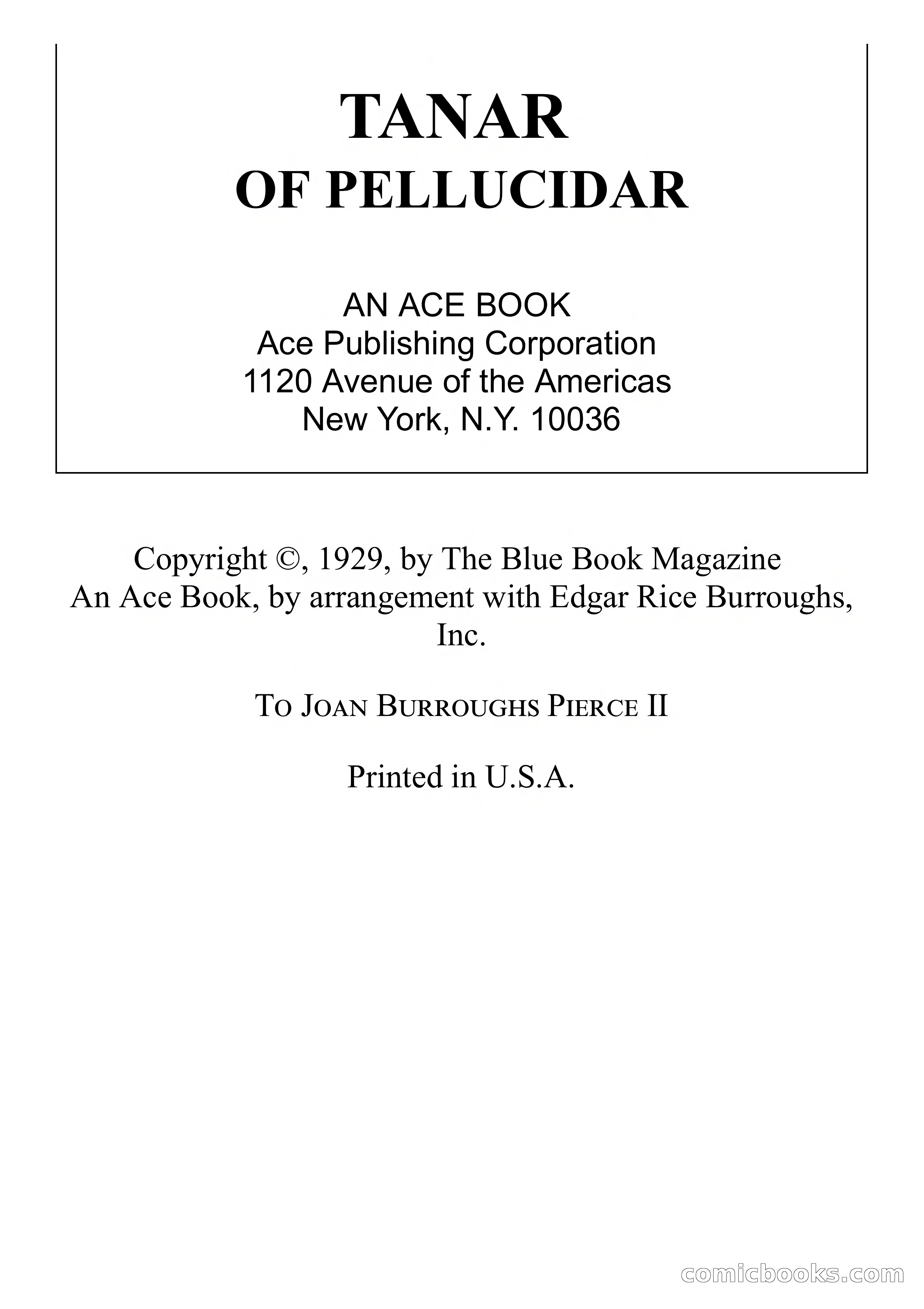 Tanar of Pellucidar — page 4 of 332