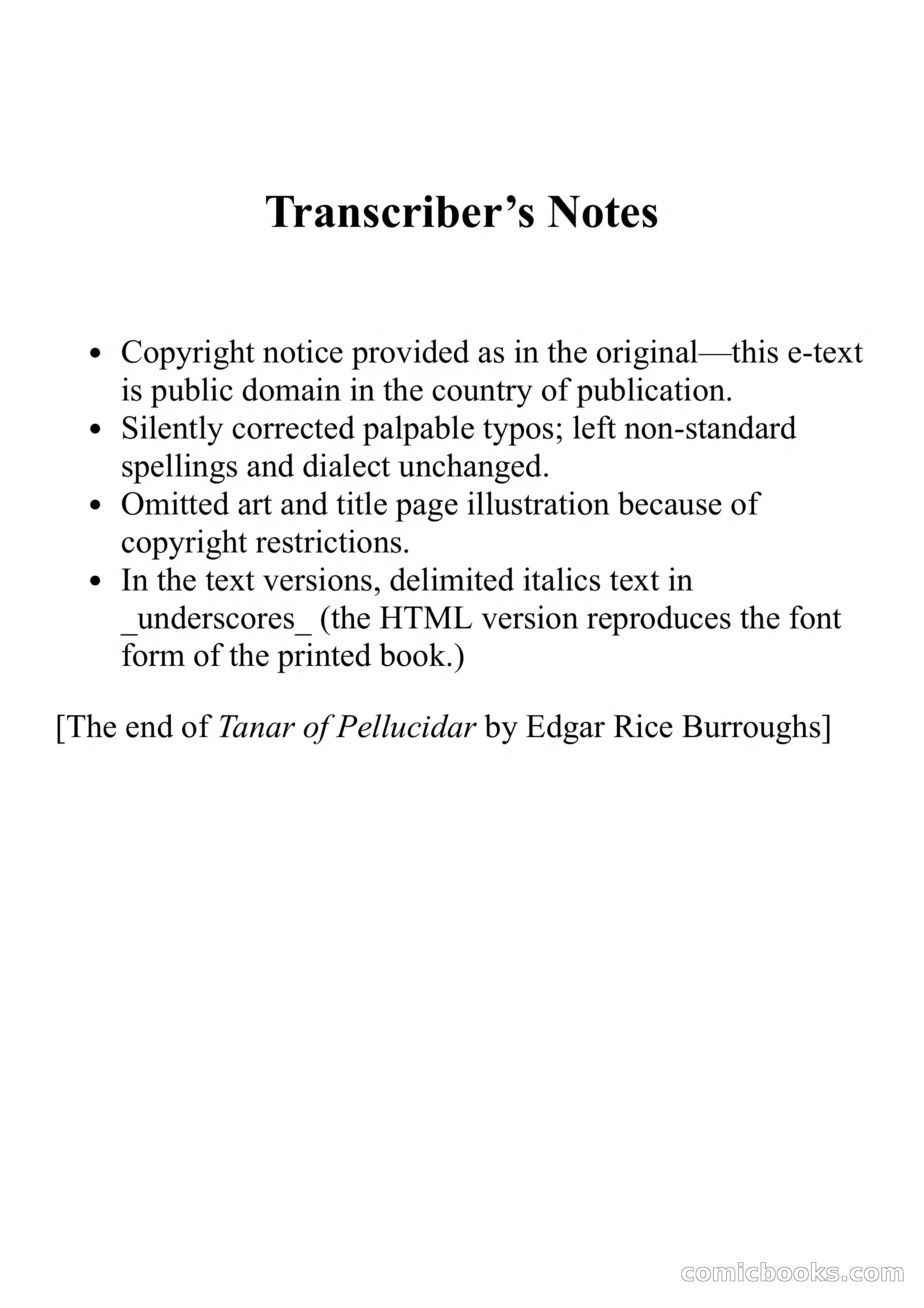 Tanar of Pellucidar — page 332 of 332