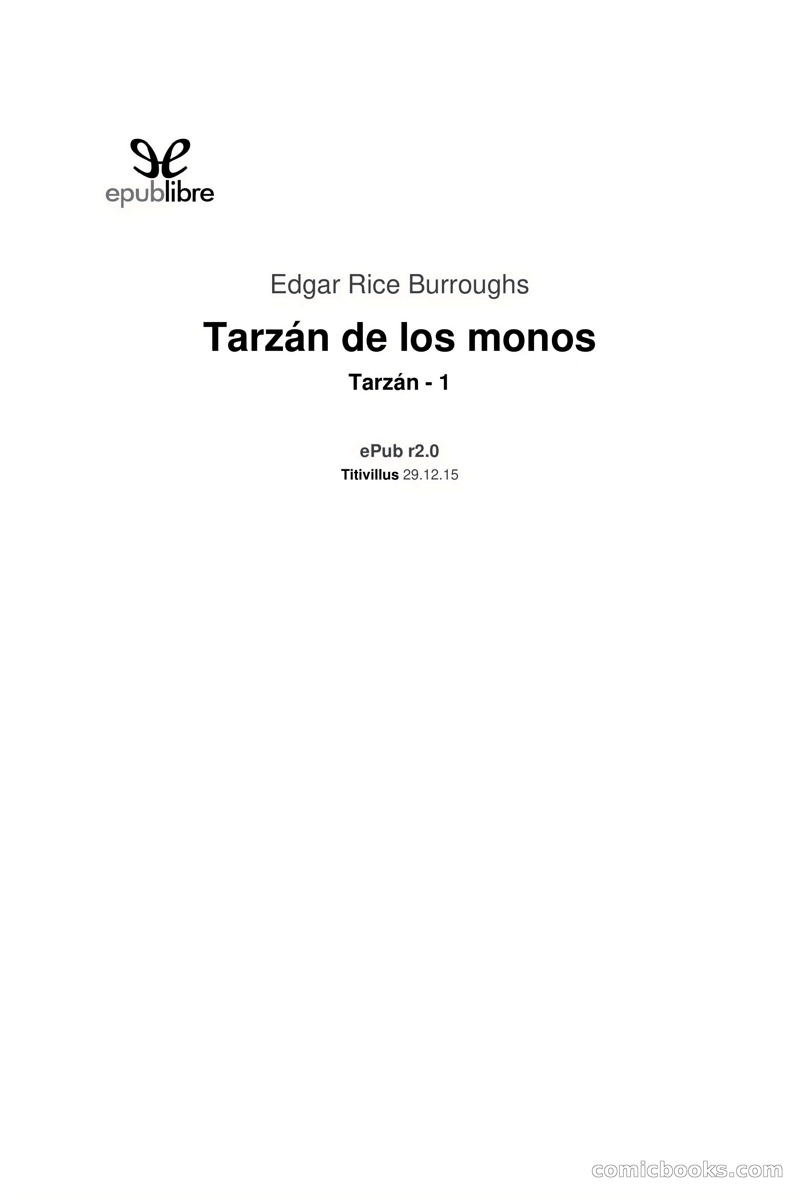 Tarzán de los Monos — page 3 of 312