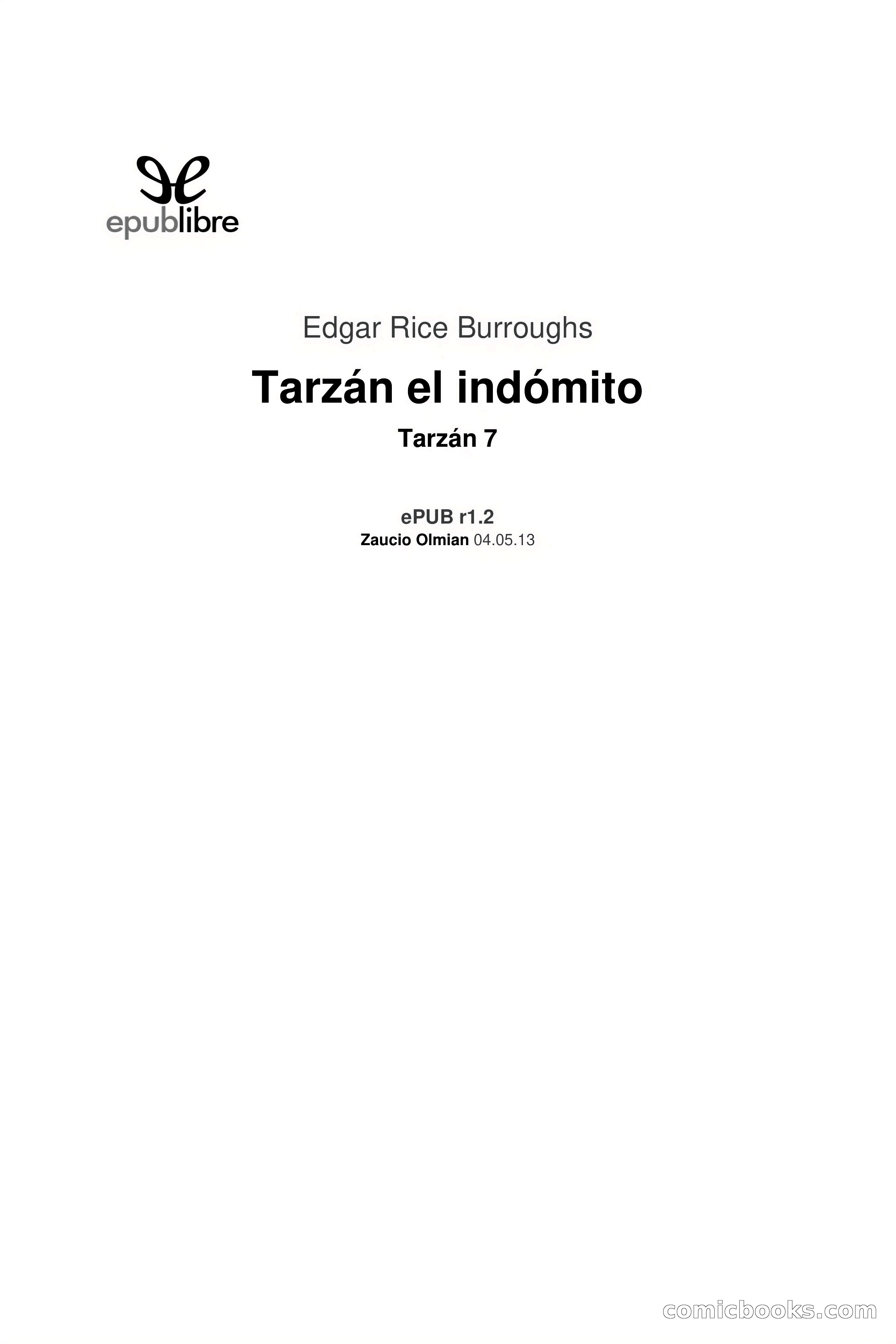 Tarzán el indómito — page 3 of 292