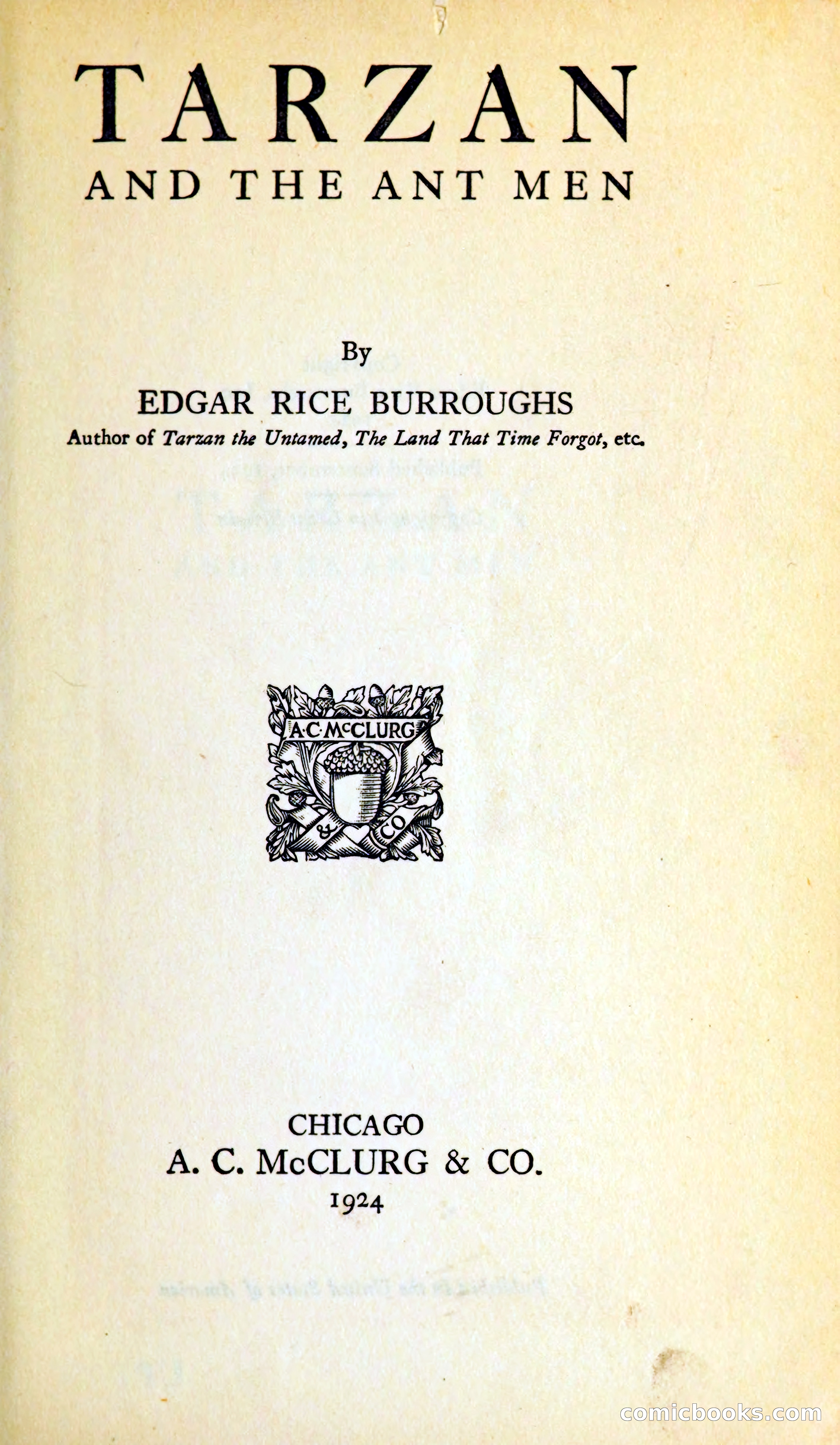 Tarzan and the Ant Men — page 10 of 367