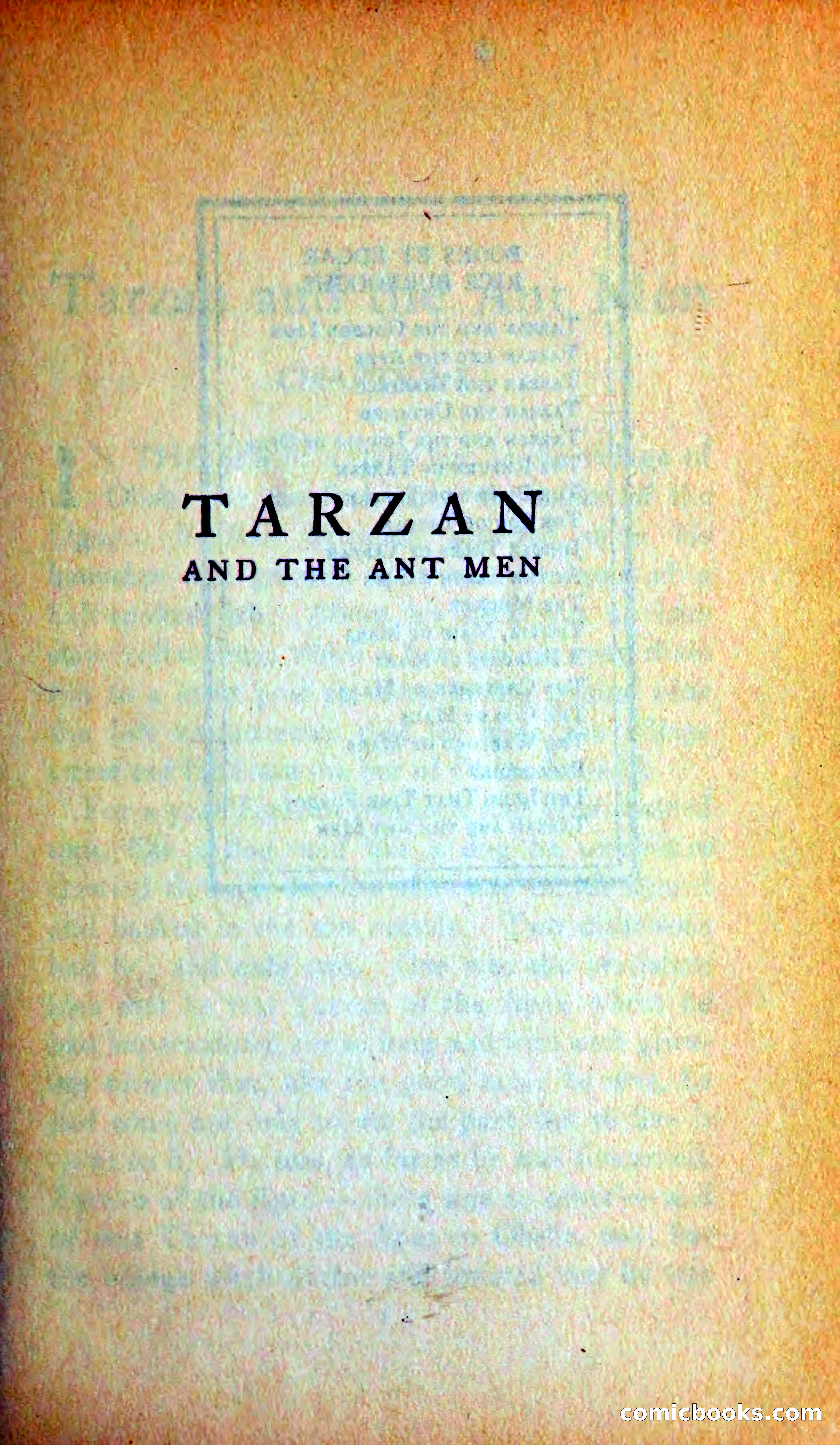 Tarzan and the Ant Men — page 12 of 367