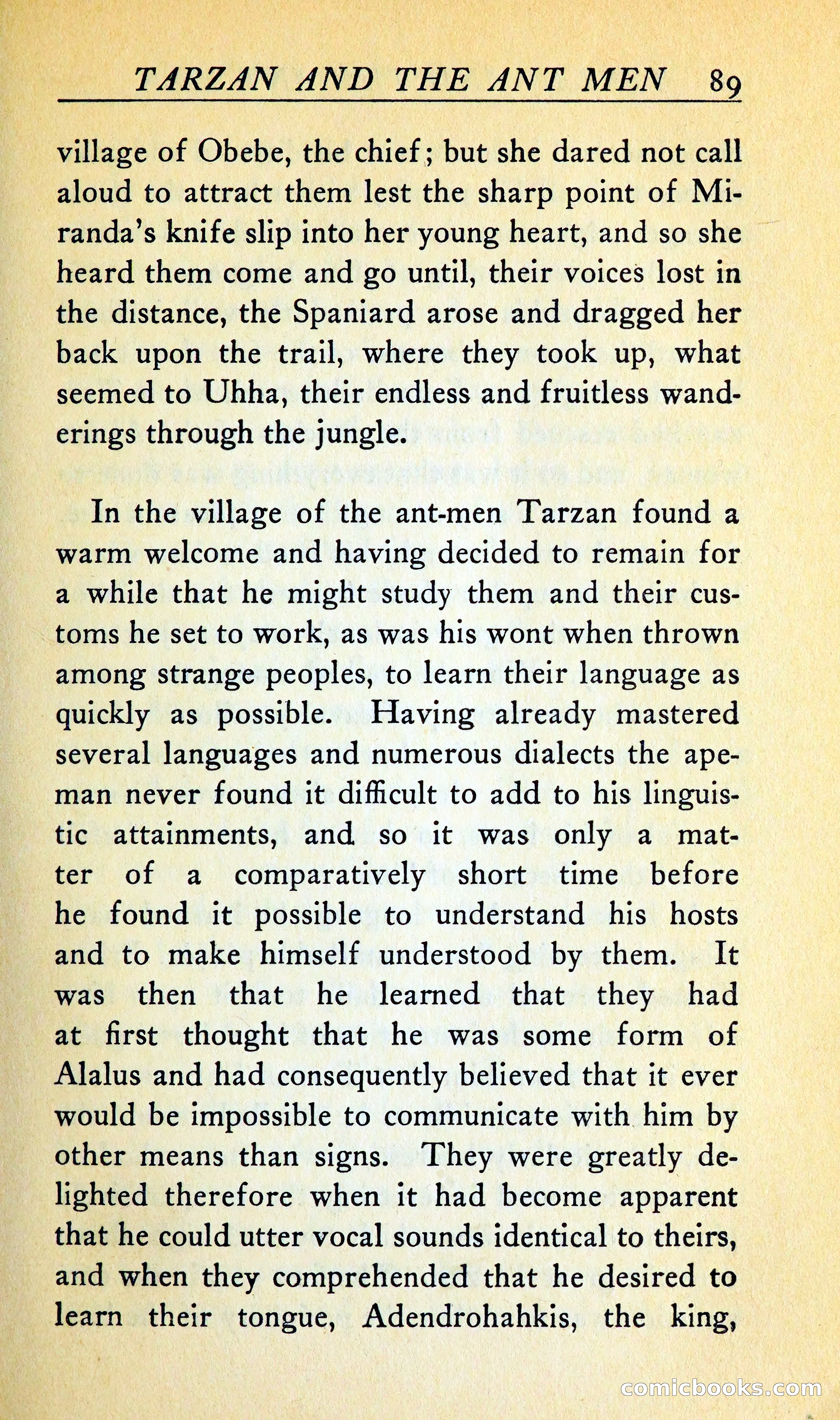 Tarzan and the Ant Men — page 102 of 367