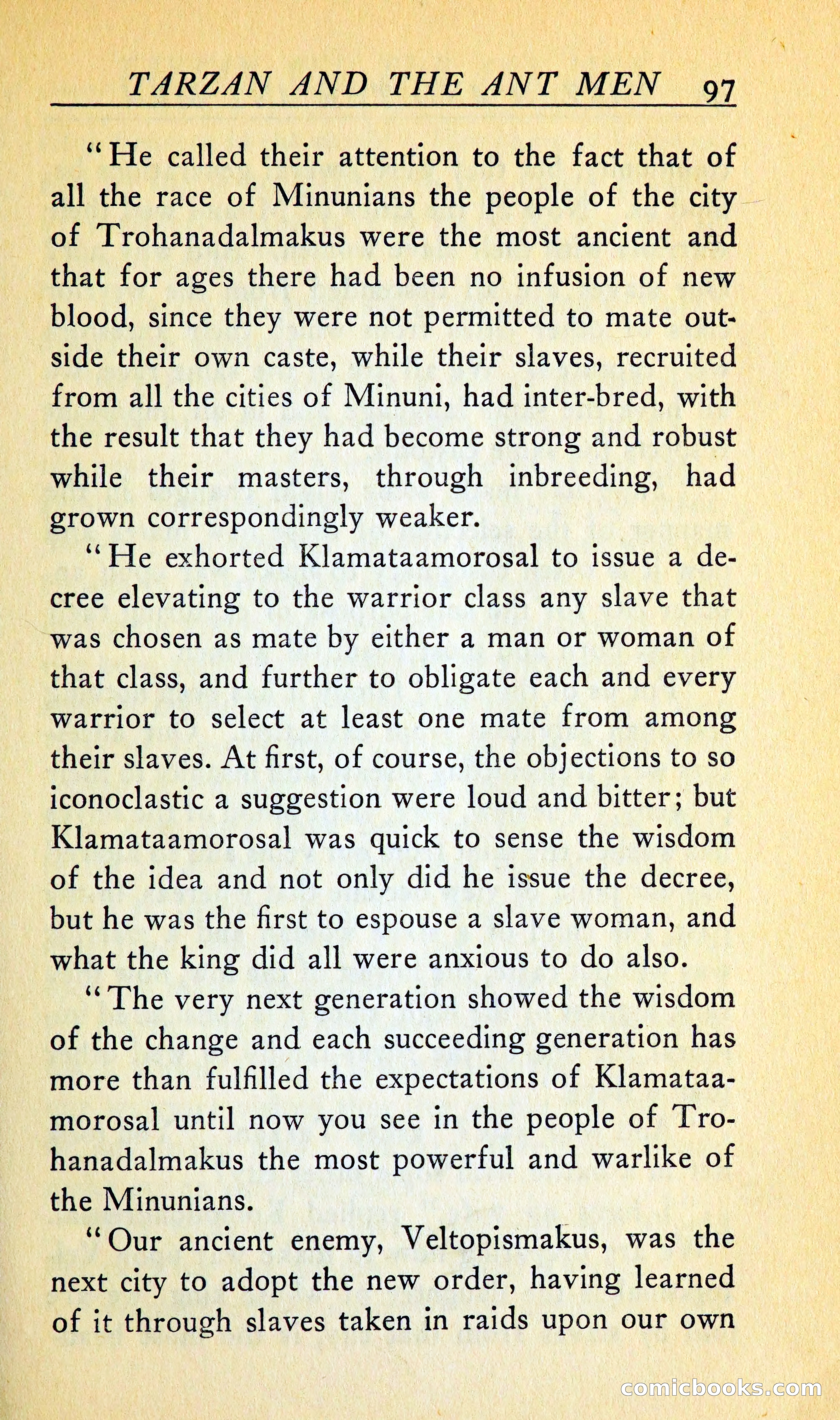 Tarzan and the Ant Men — page 110 of 367