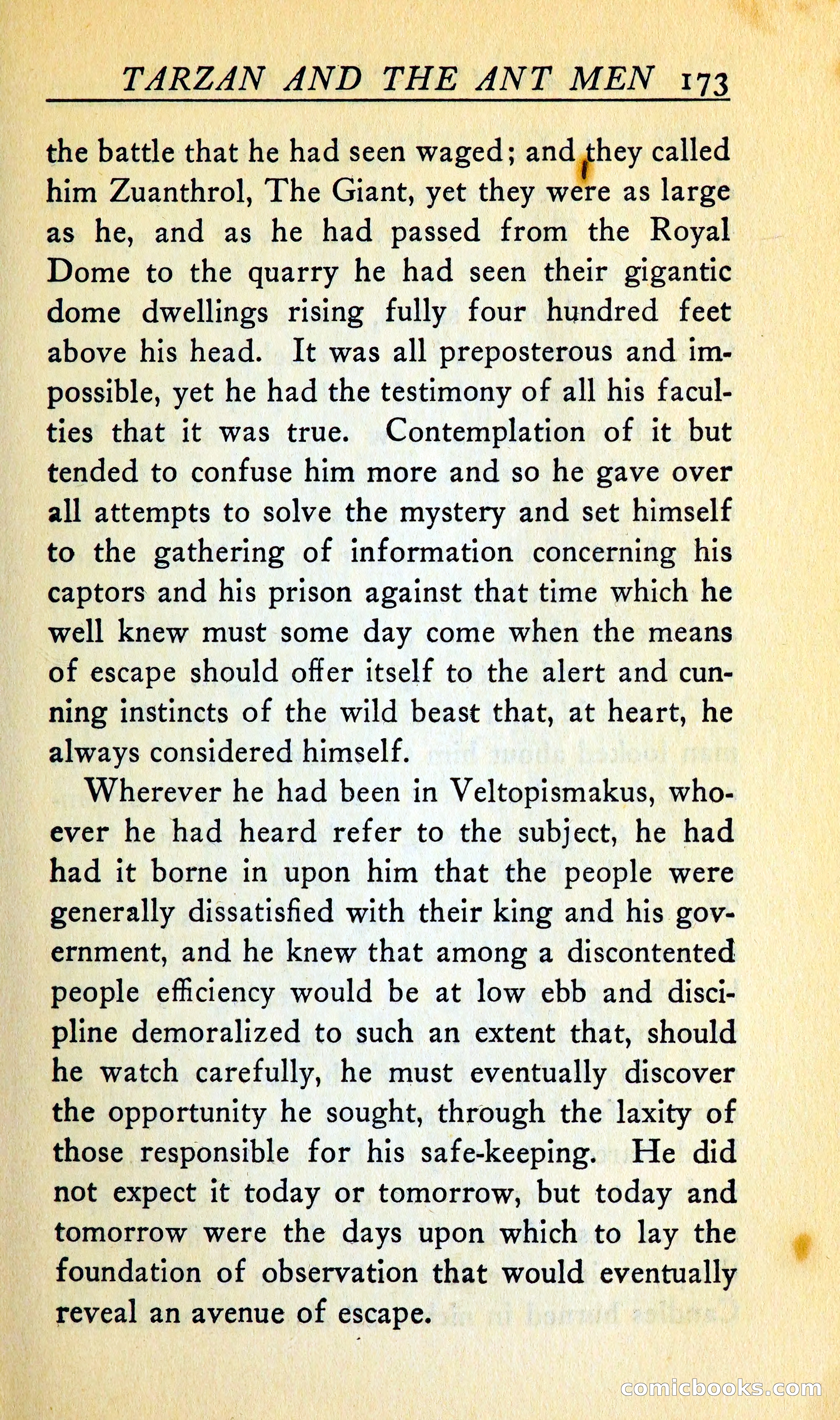 Tarzan and the Ant Men — page 186 of 367