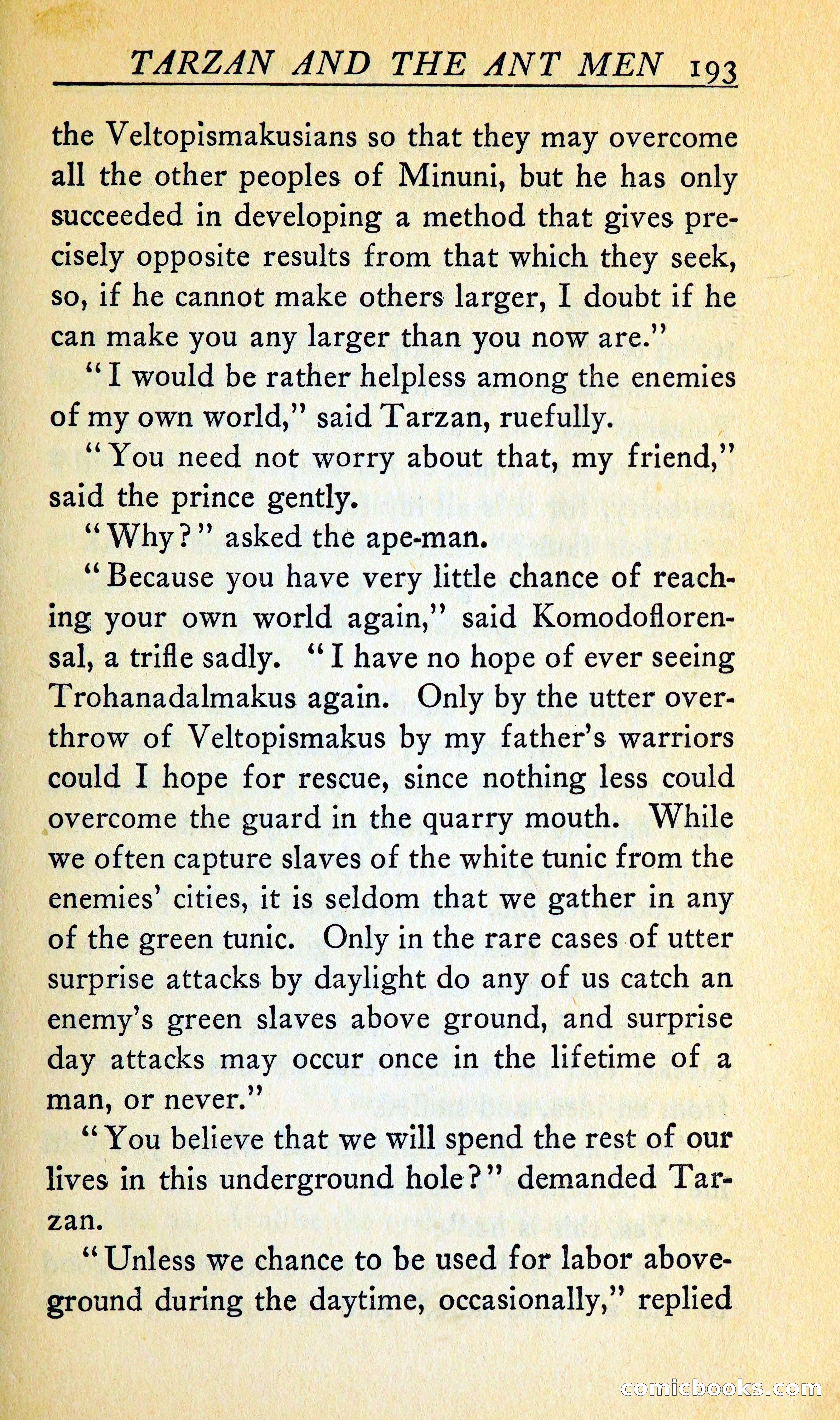 Tarzan and the Ant Men — page 206 of 367