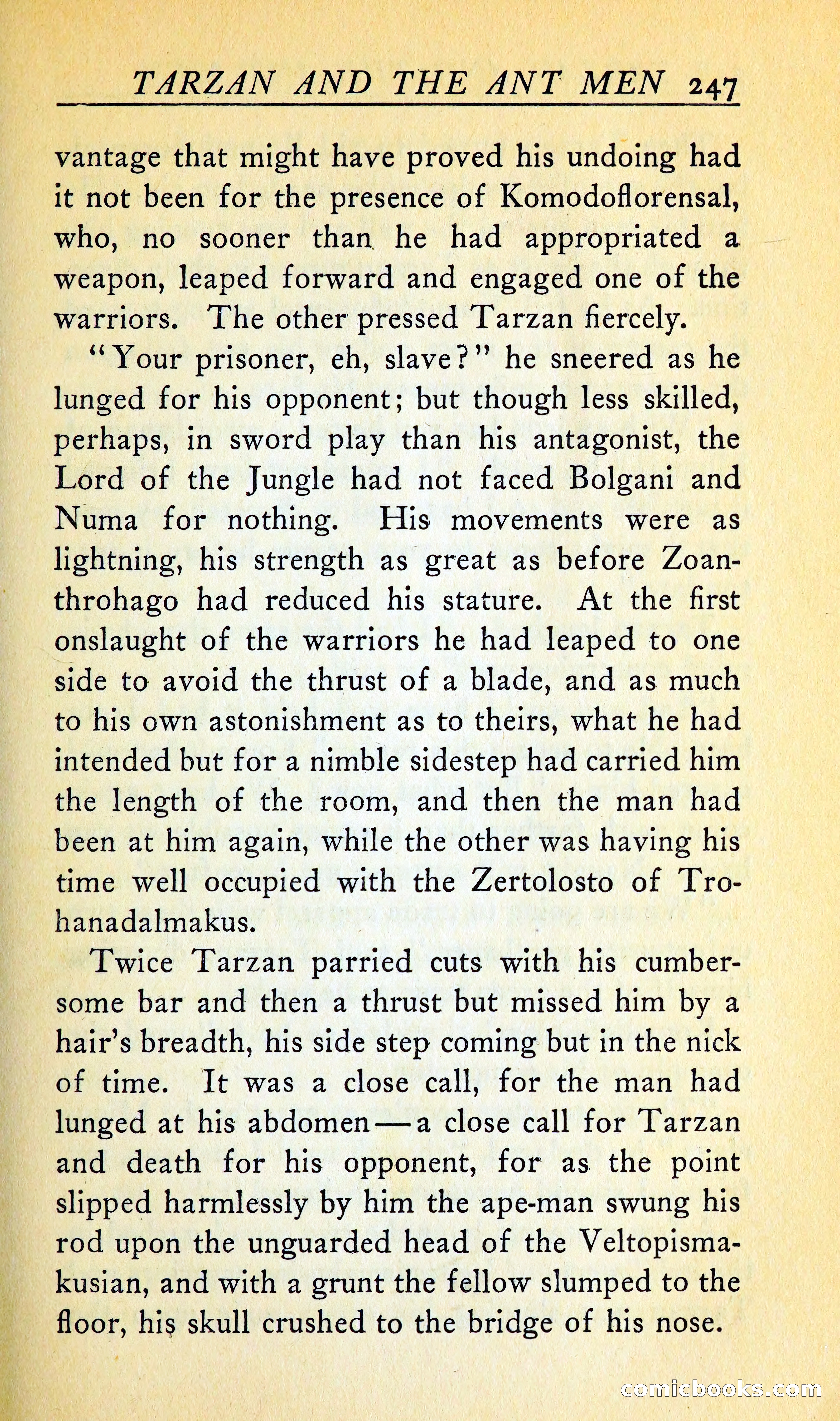 Tarzan and the Ant Men — page 260 of 367