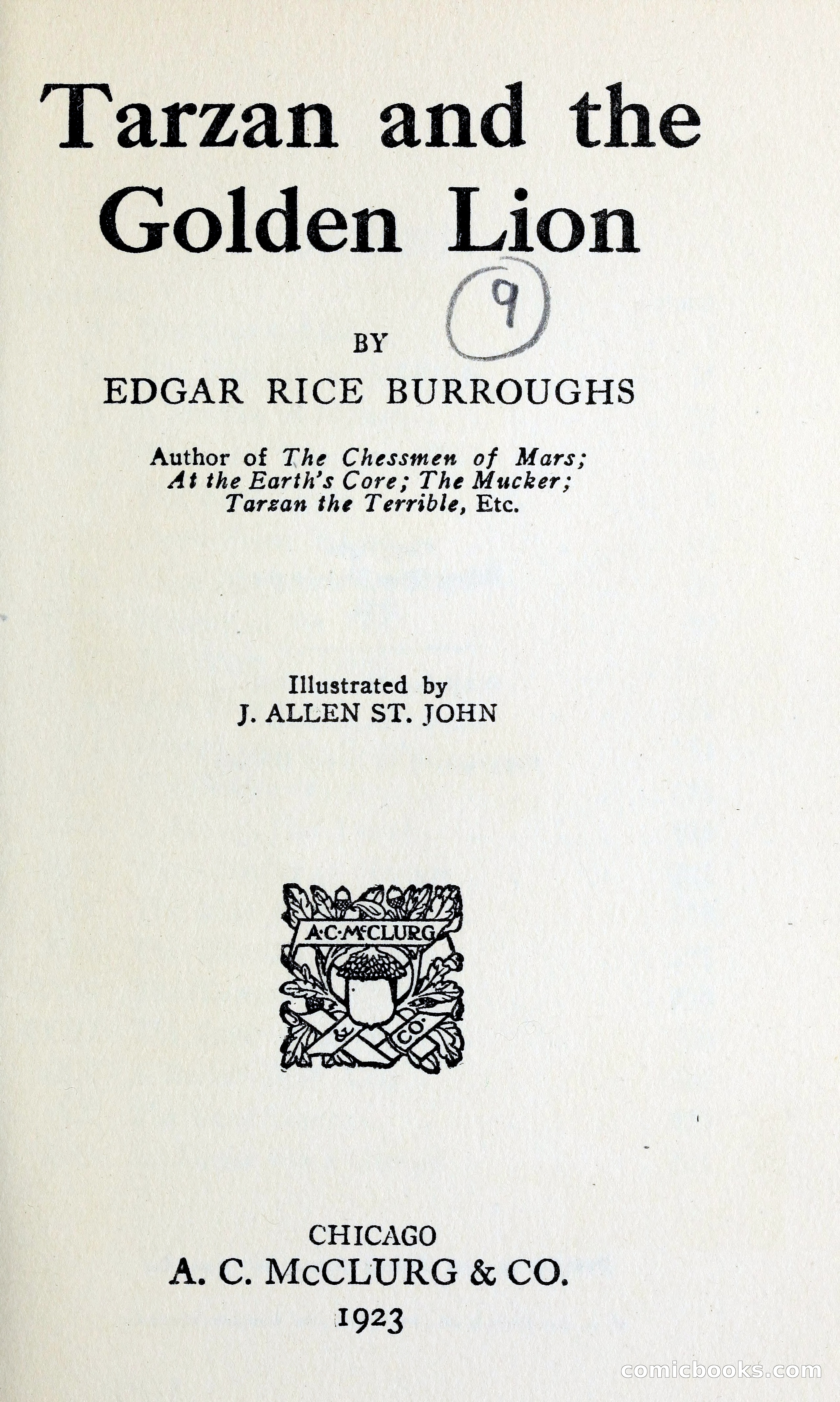 Tarzan and the Golden Lion — page 10 of 369