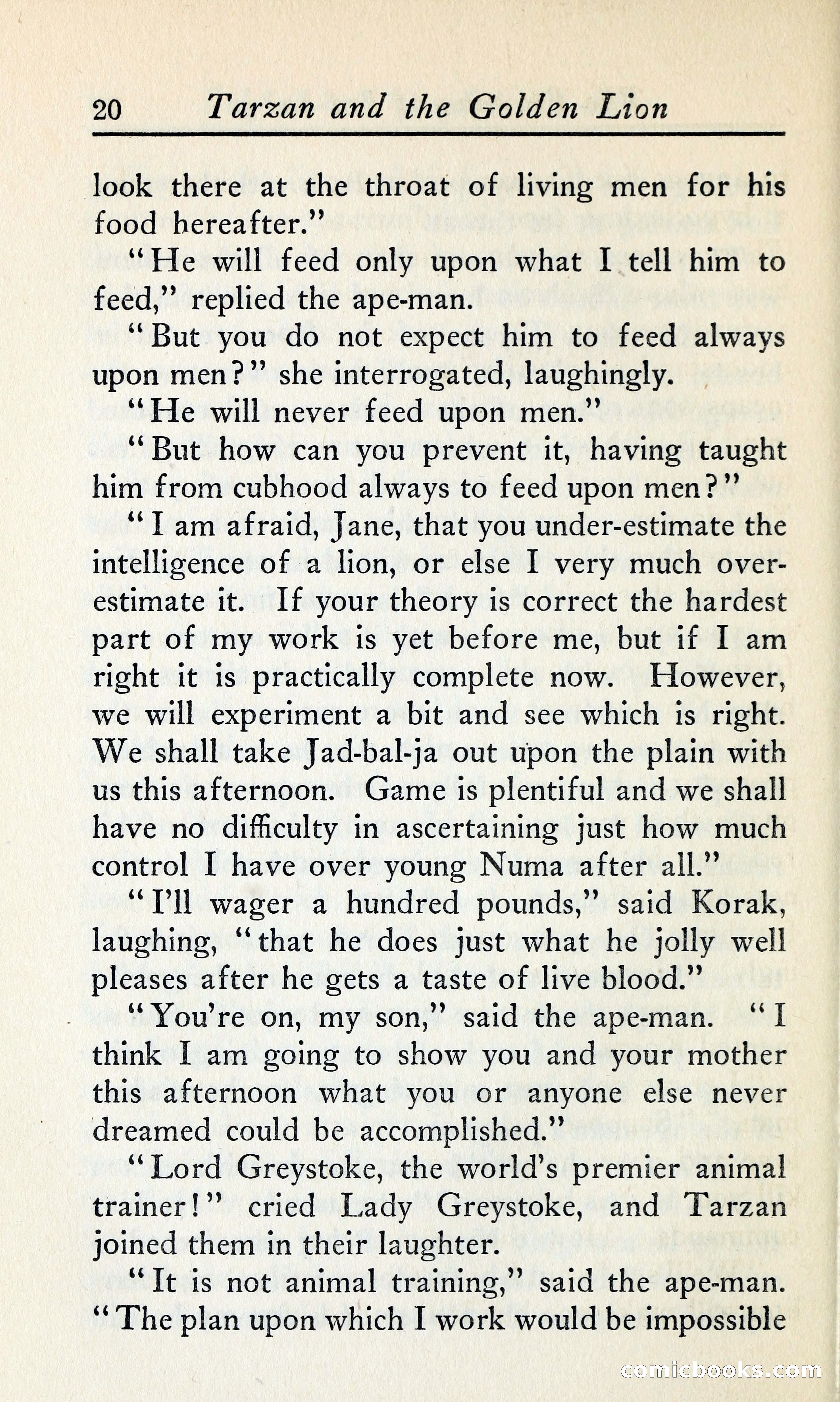 Tarzan and the Golden Lion — page 37 of 369