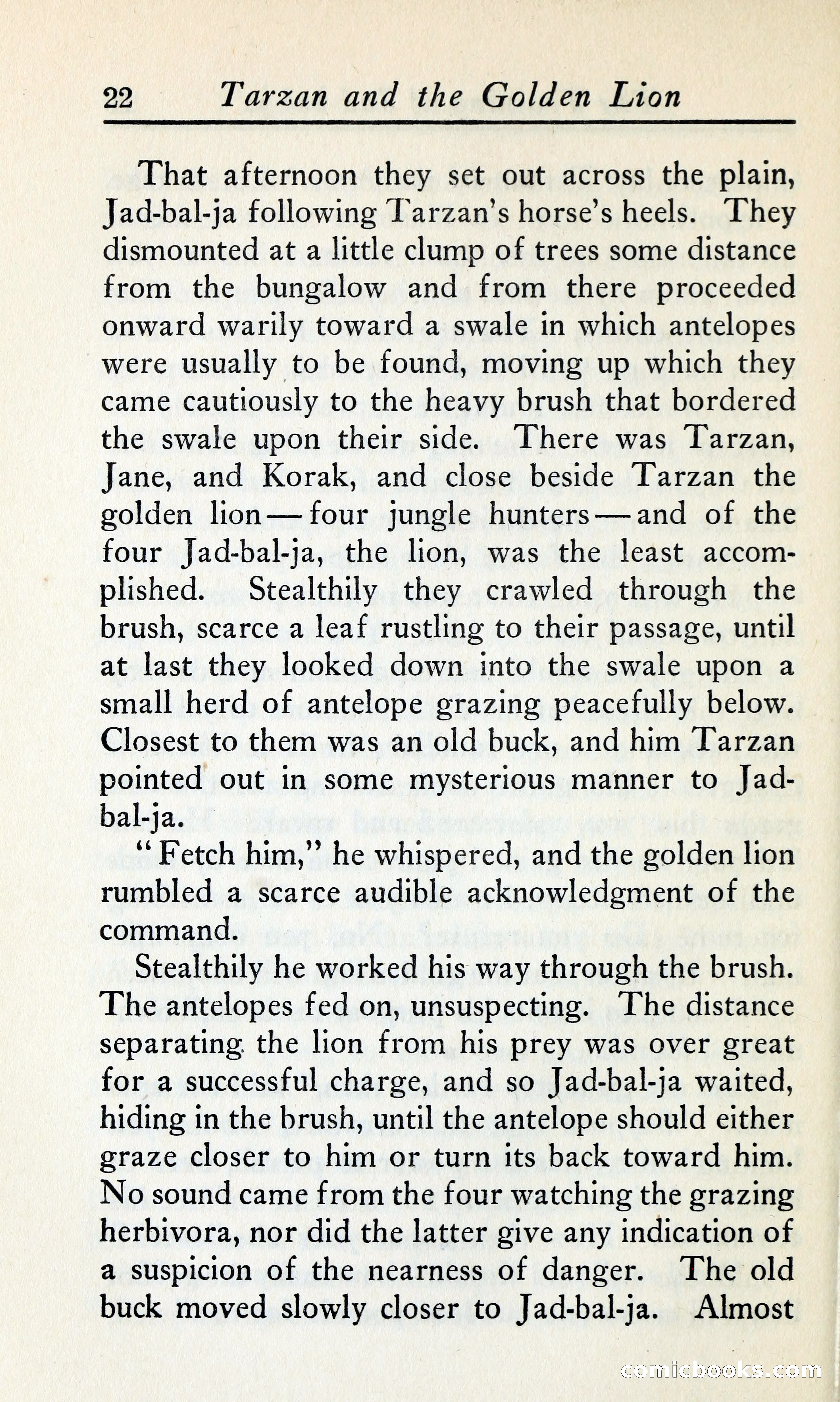 Tarzan and the Golden Lion — page 39 of 369