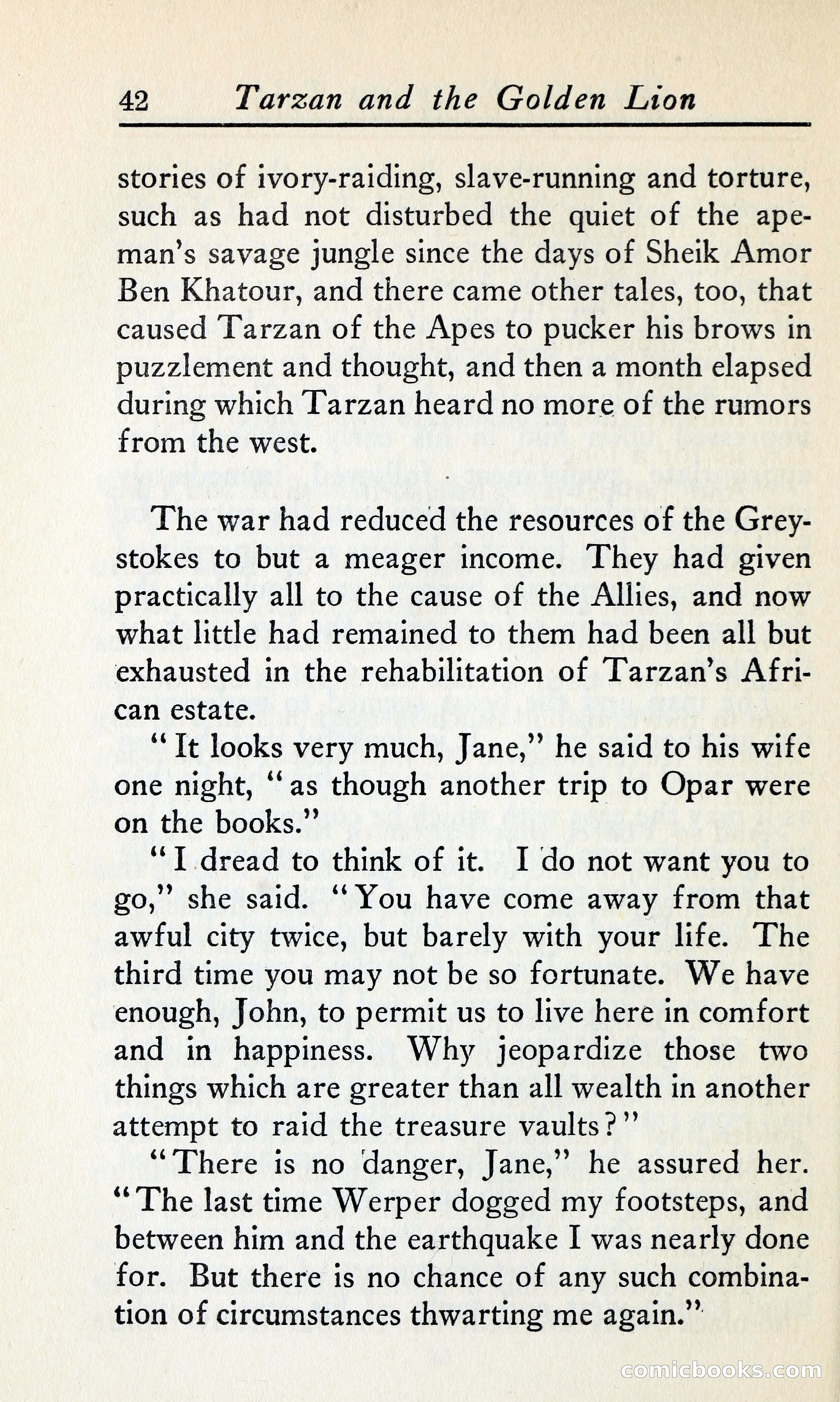 Tarzan and the Golden Lion — page 59 of 369