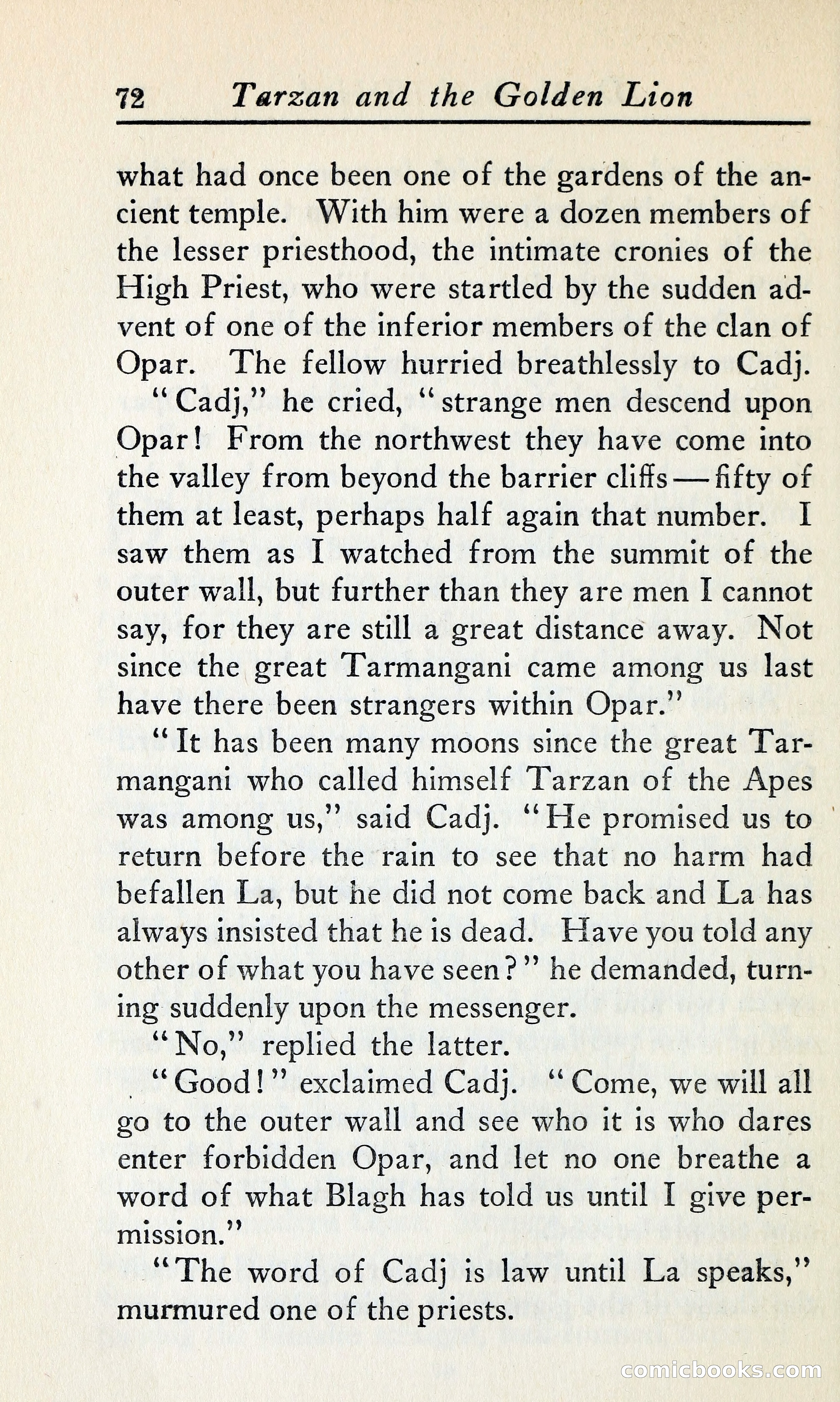 Tarzan and the Golden Lion — page 91 of 369