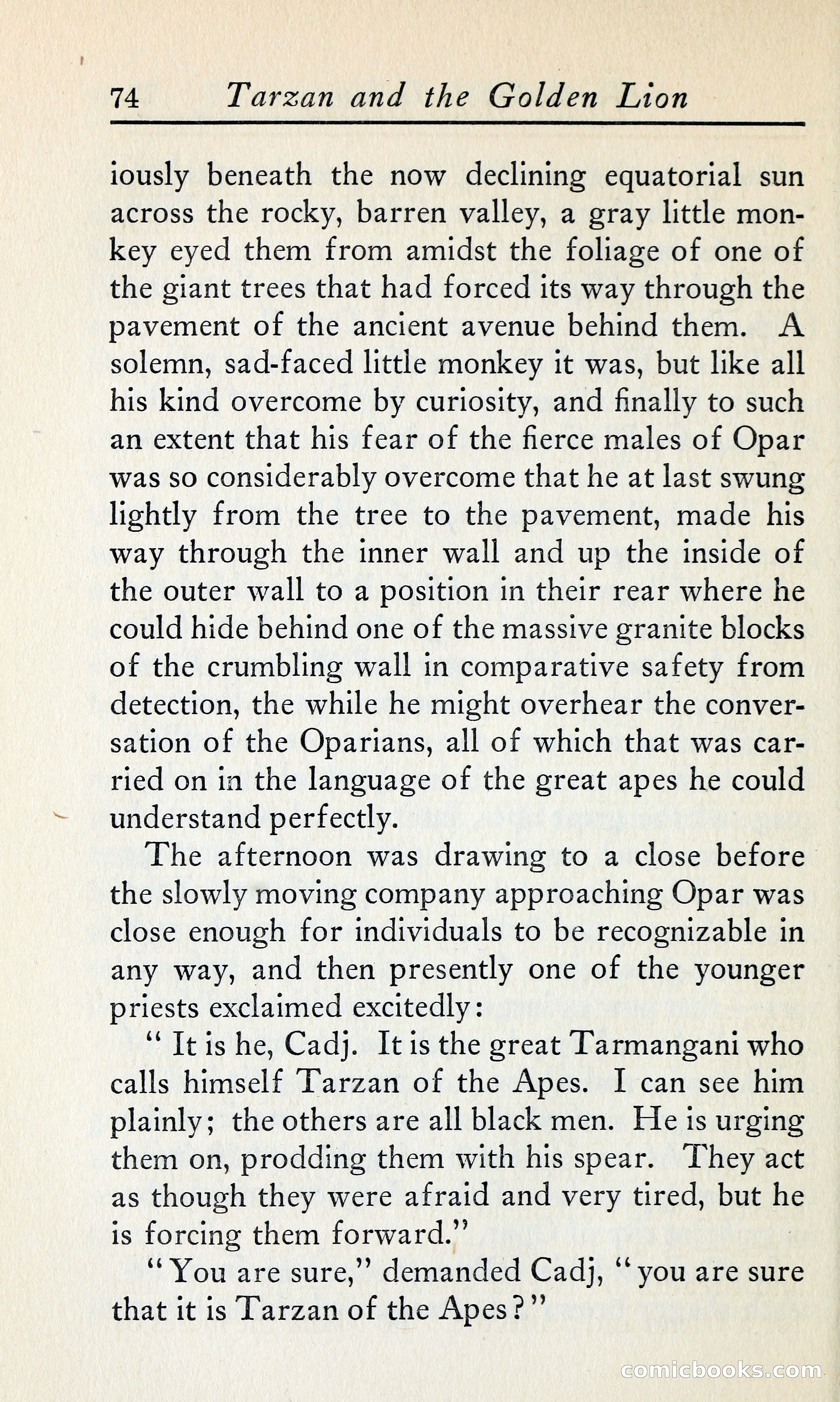 Tarzan and the Golden Lion — page 93 of 369