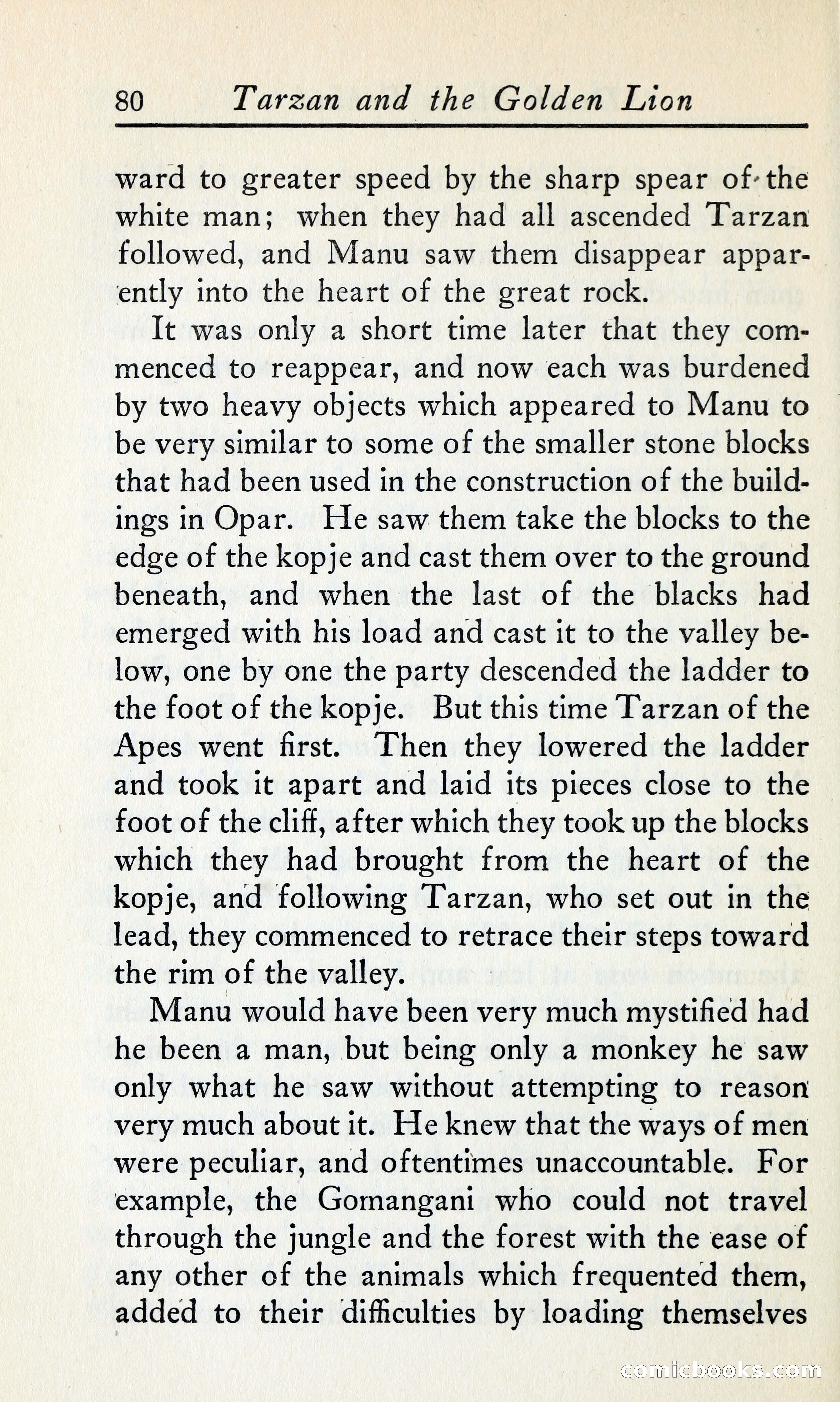 Tarzan and the Golden Lion — page 99 of 369